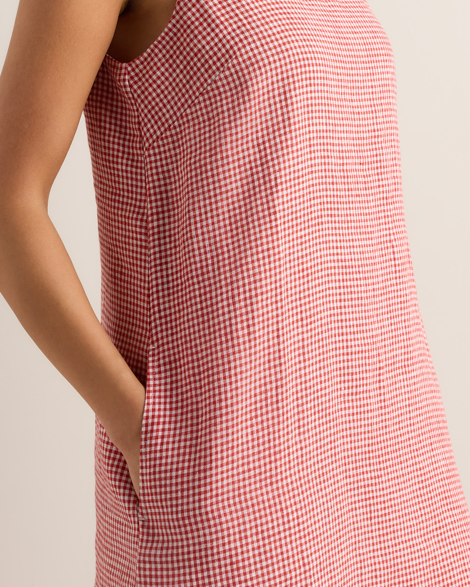 linen short sleeve mini dress Made It Work Berry Linen Blend Short Sleeve Mini Dress main image 1