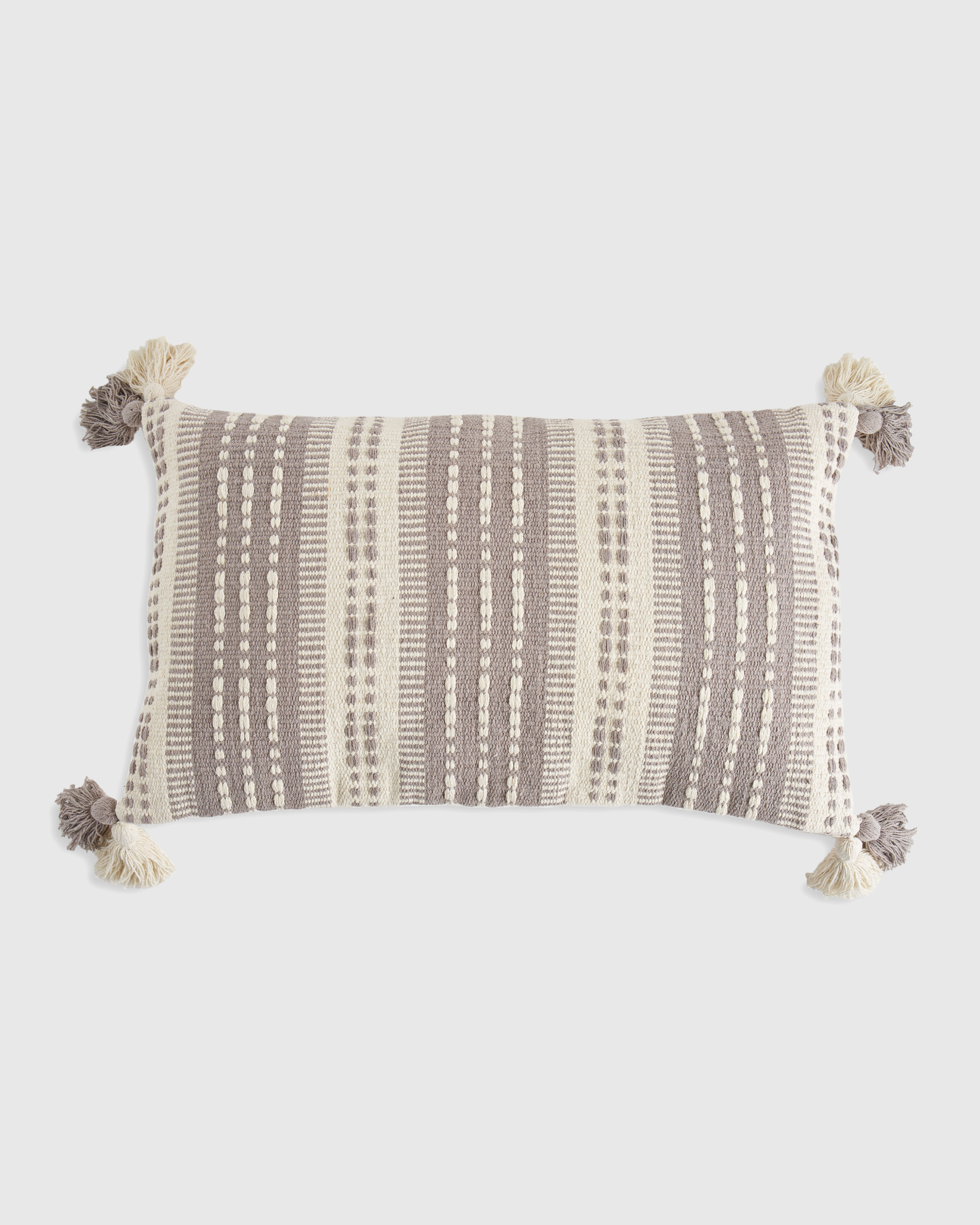 Light Grey Rowe Pillow Cover