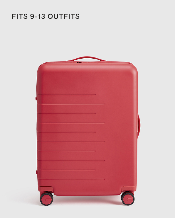 Venetian Red Expandable Medium Check-In Suitcase