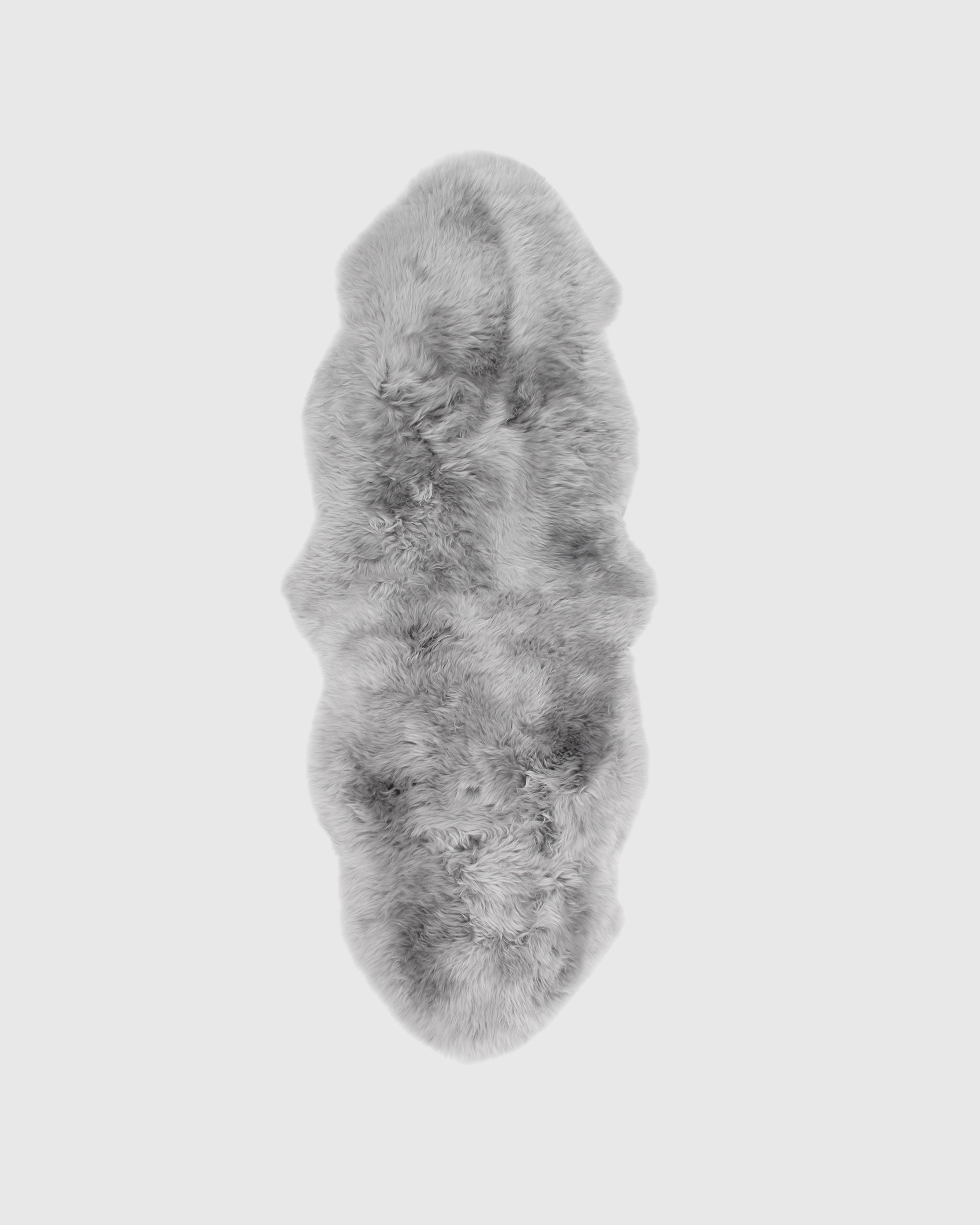 Grey Australian Double Sheepskin Rug
