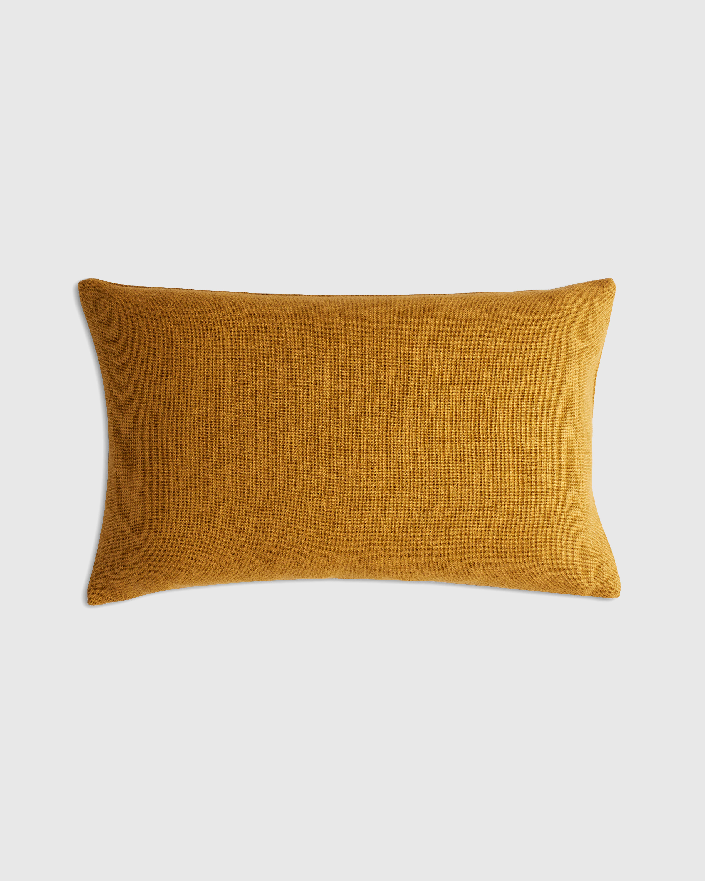 Wheat Luxe Linen Pillow Cover