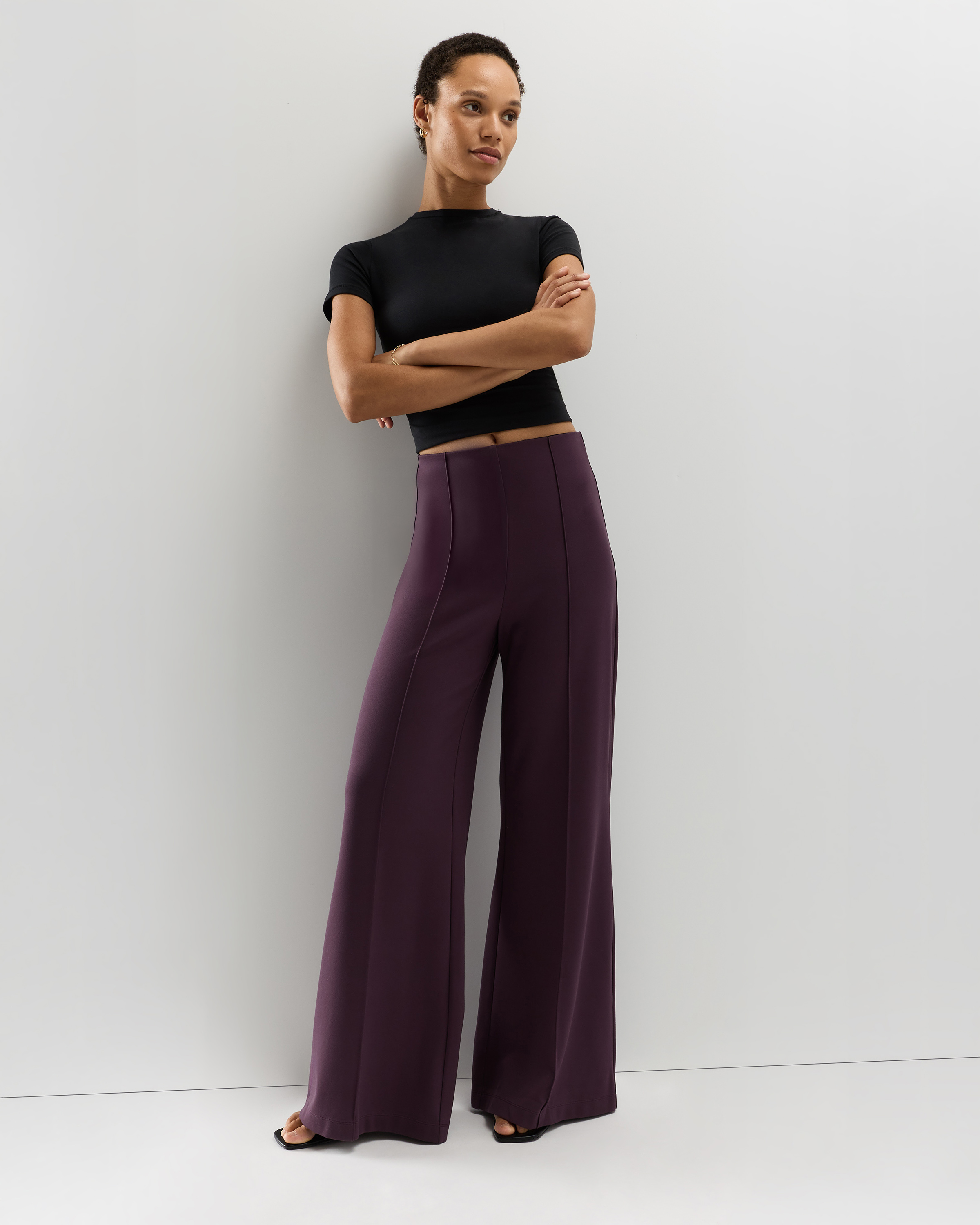 【SATIIIZ】Raden track wide cotton pants SATIIIZ】Raden track wide cotton pants (SATiiiZ/パンツ