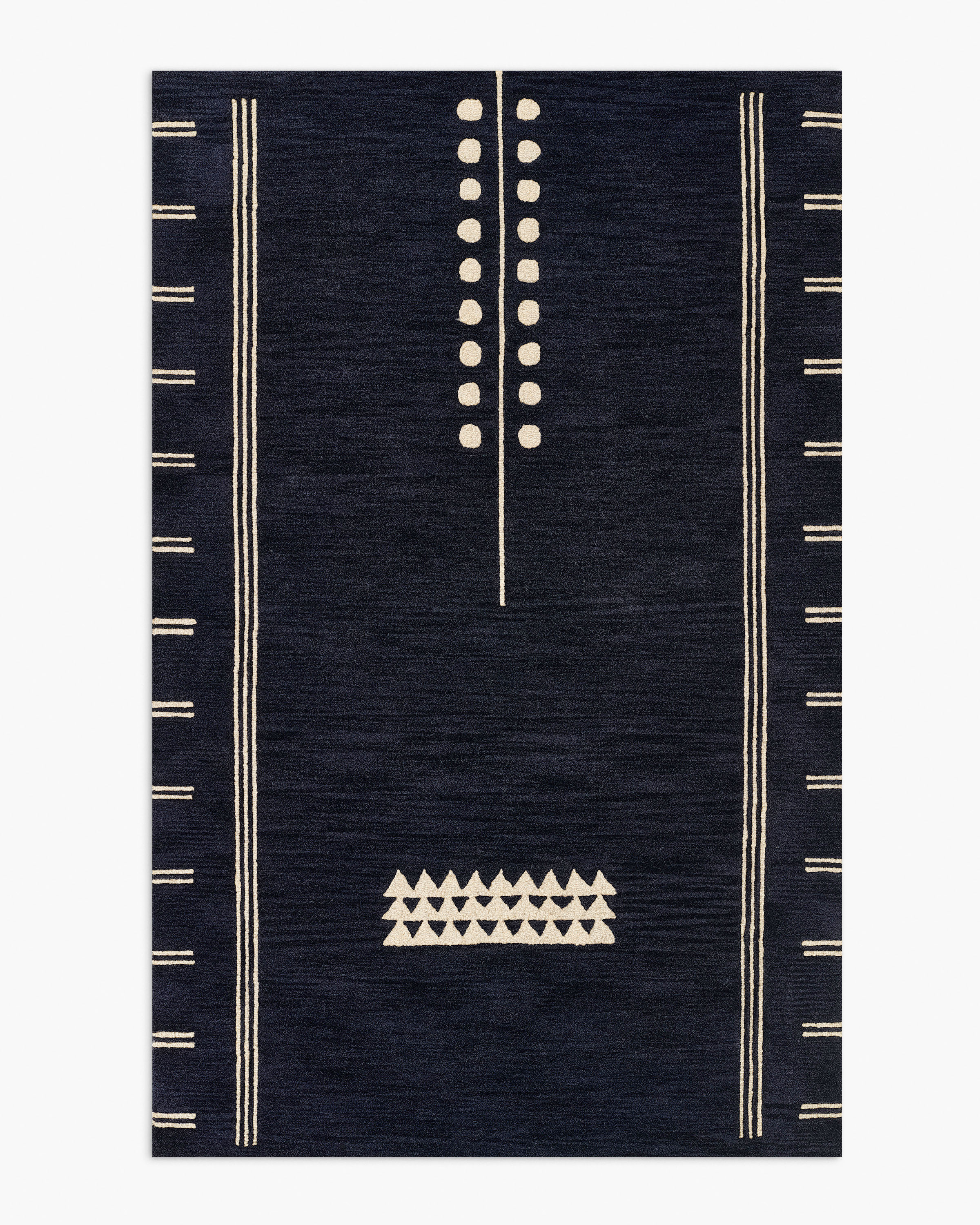 Navy Kingsley Hand-Tufted Wool Rug