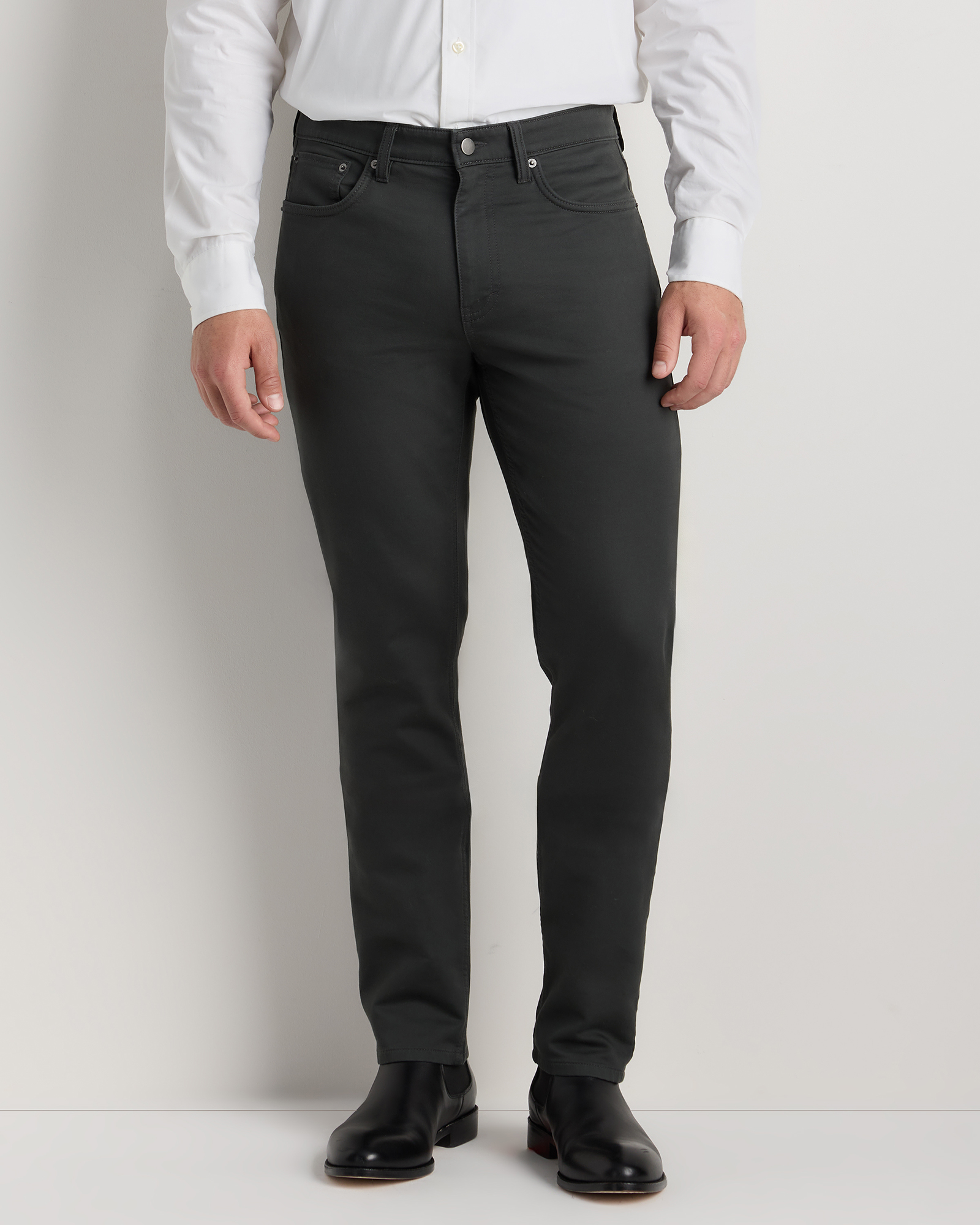 Quince Men's Comfort Stretch Traveler 5-pocket Pants Slim In Gray