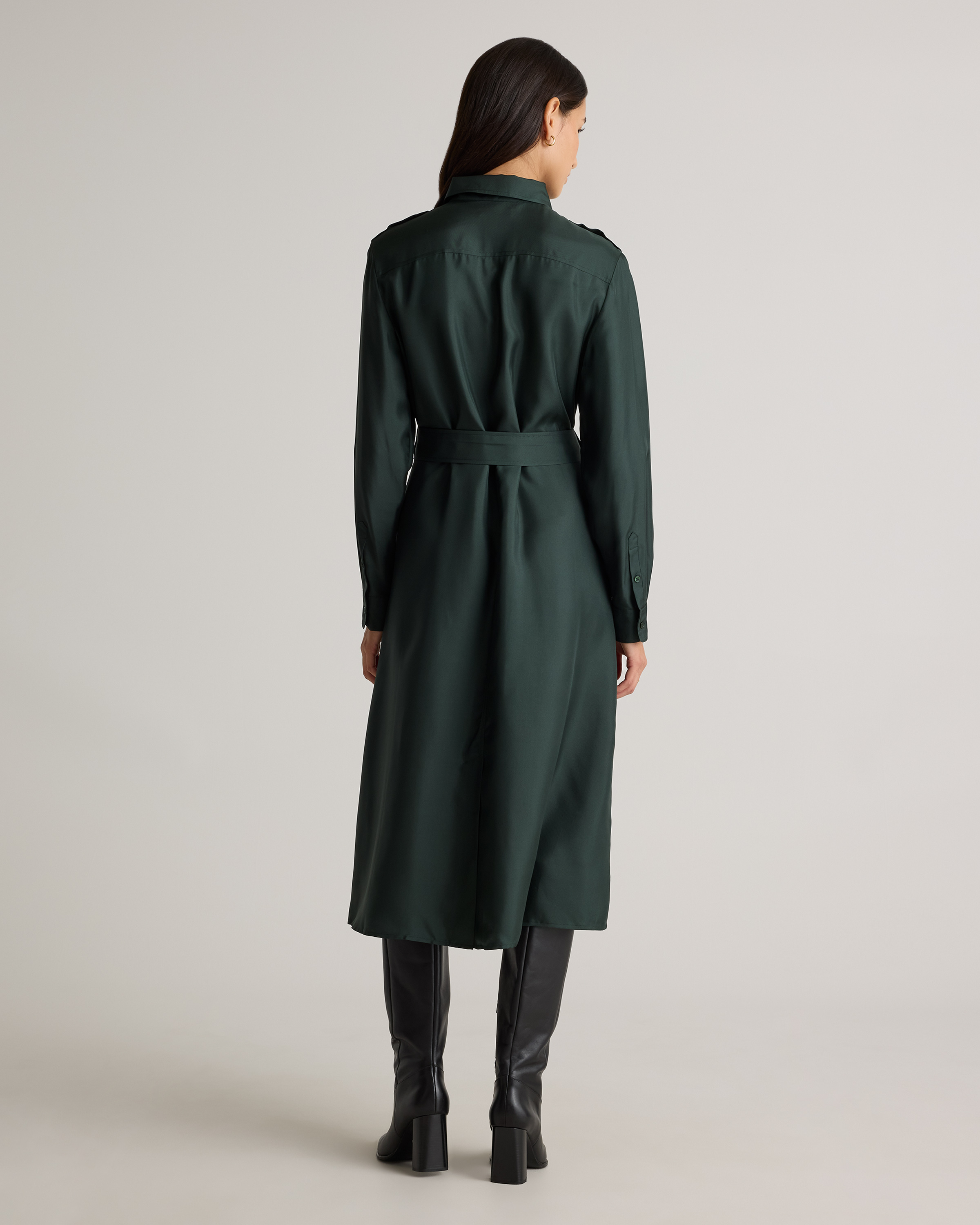 jagger and stone green dress Double Breasted Trench Coat for Spring in Light Green main image 1