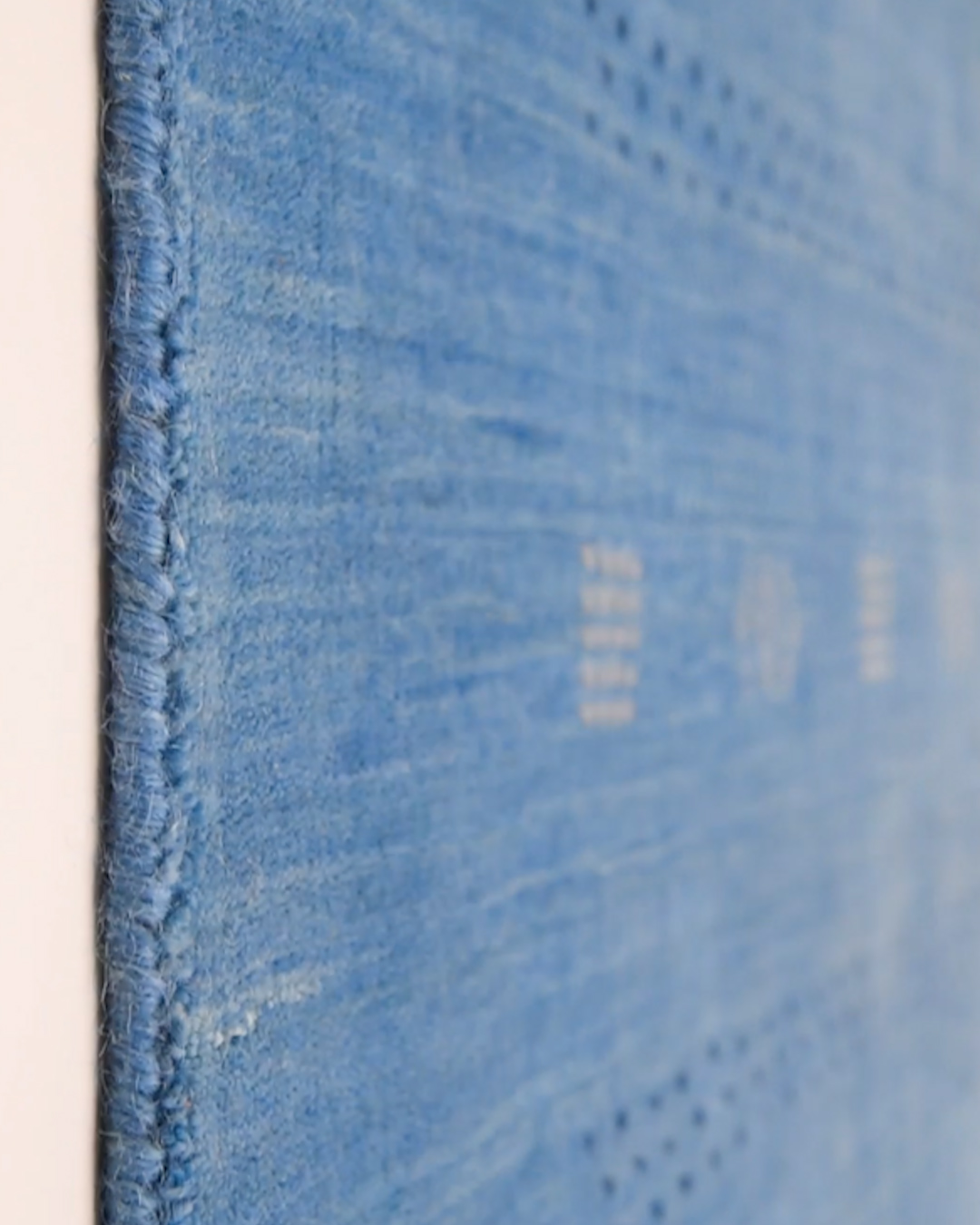 Dakota Hand-Loomed Wool Rug - PDP Video Thumbnail (Light Blue, 4x5)