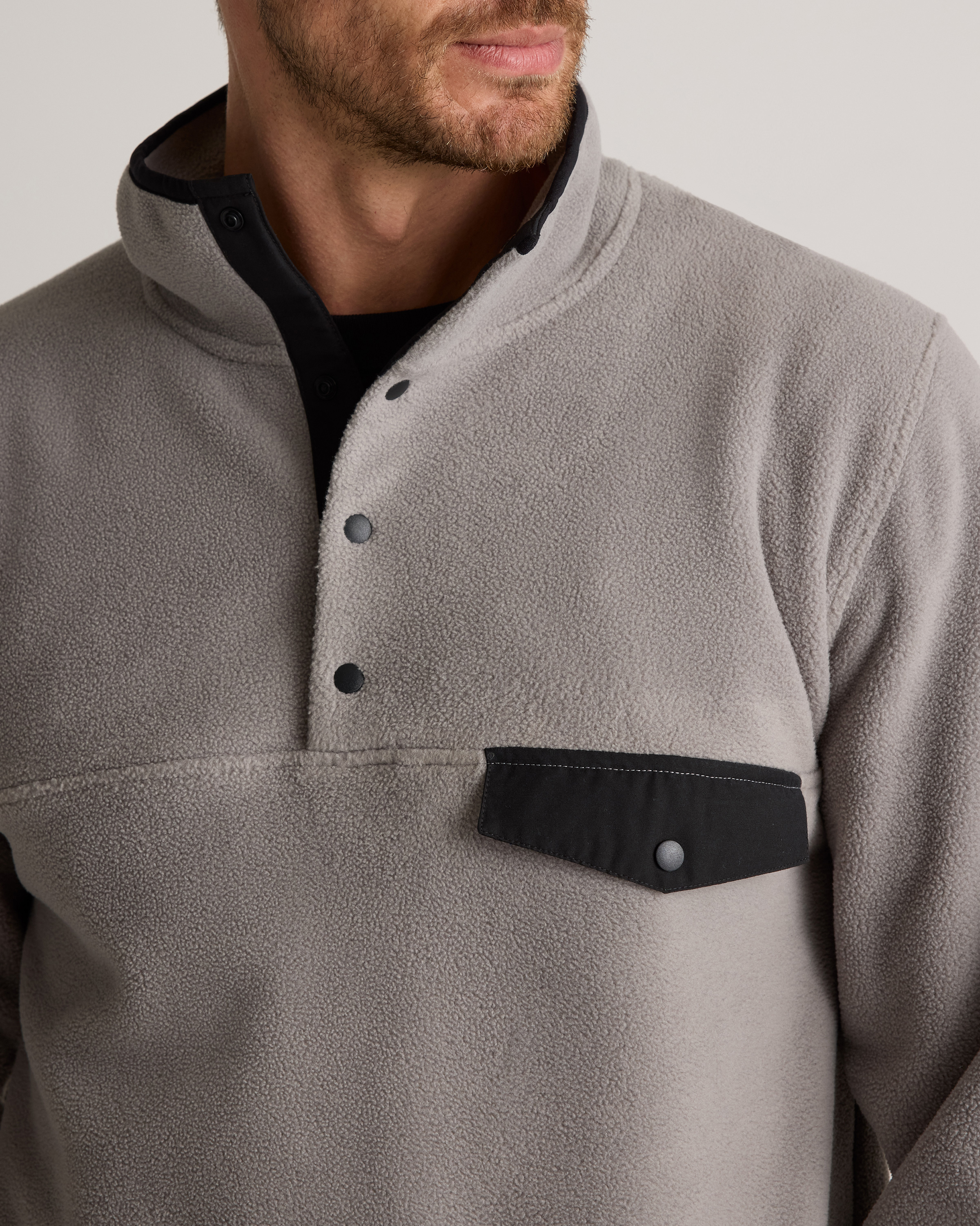 Polar Fleece Snap Pullover