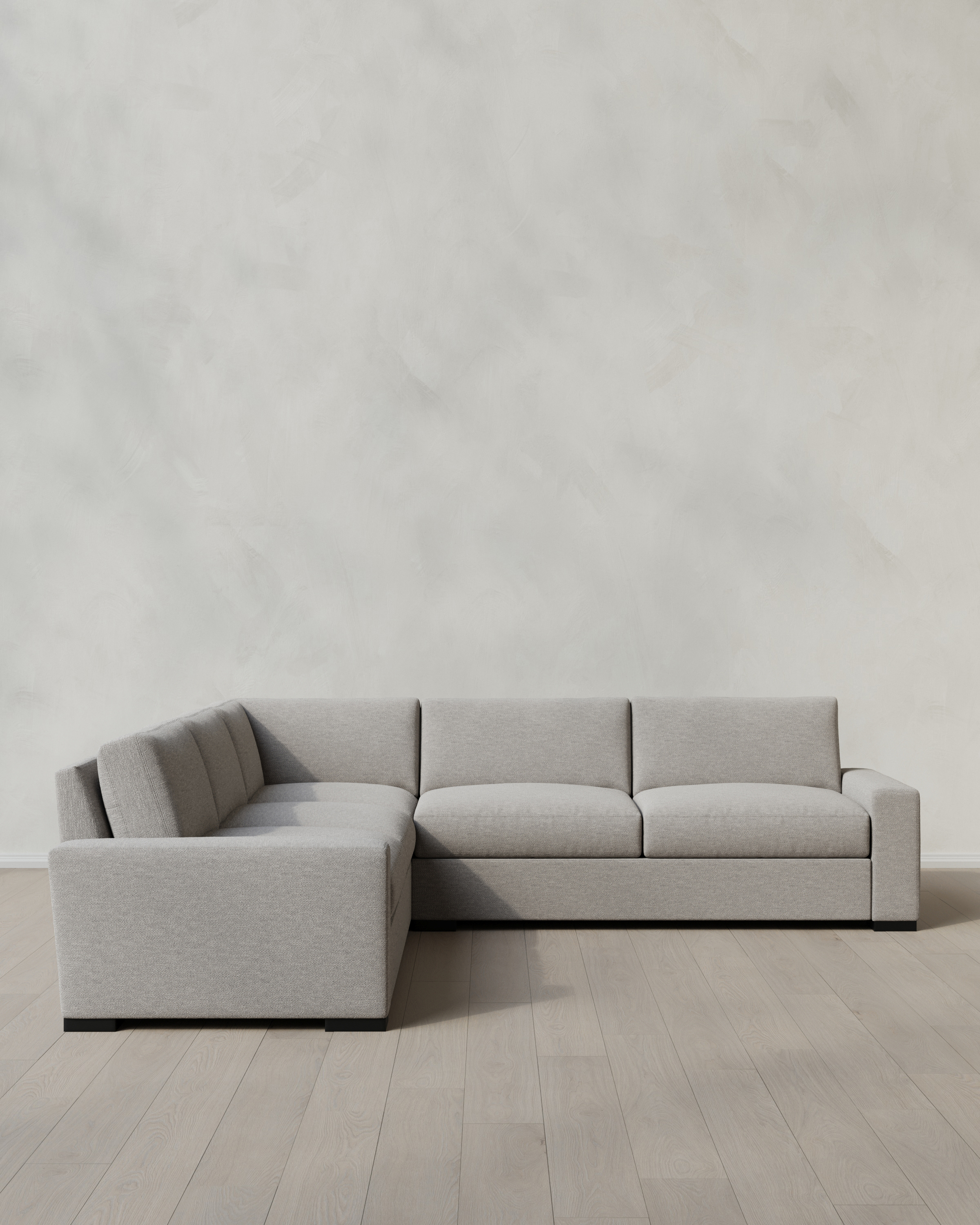 Fog Stillman L Sectional in Performance Basketweave