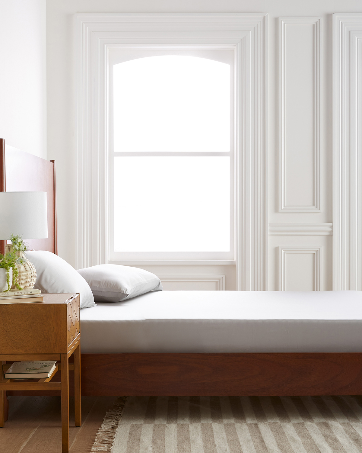 Bamboo Fitted Sheet Set - Light Grey, King