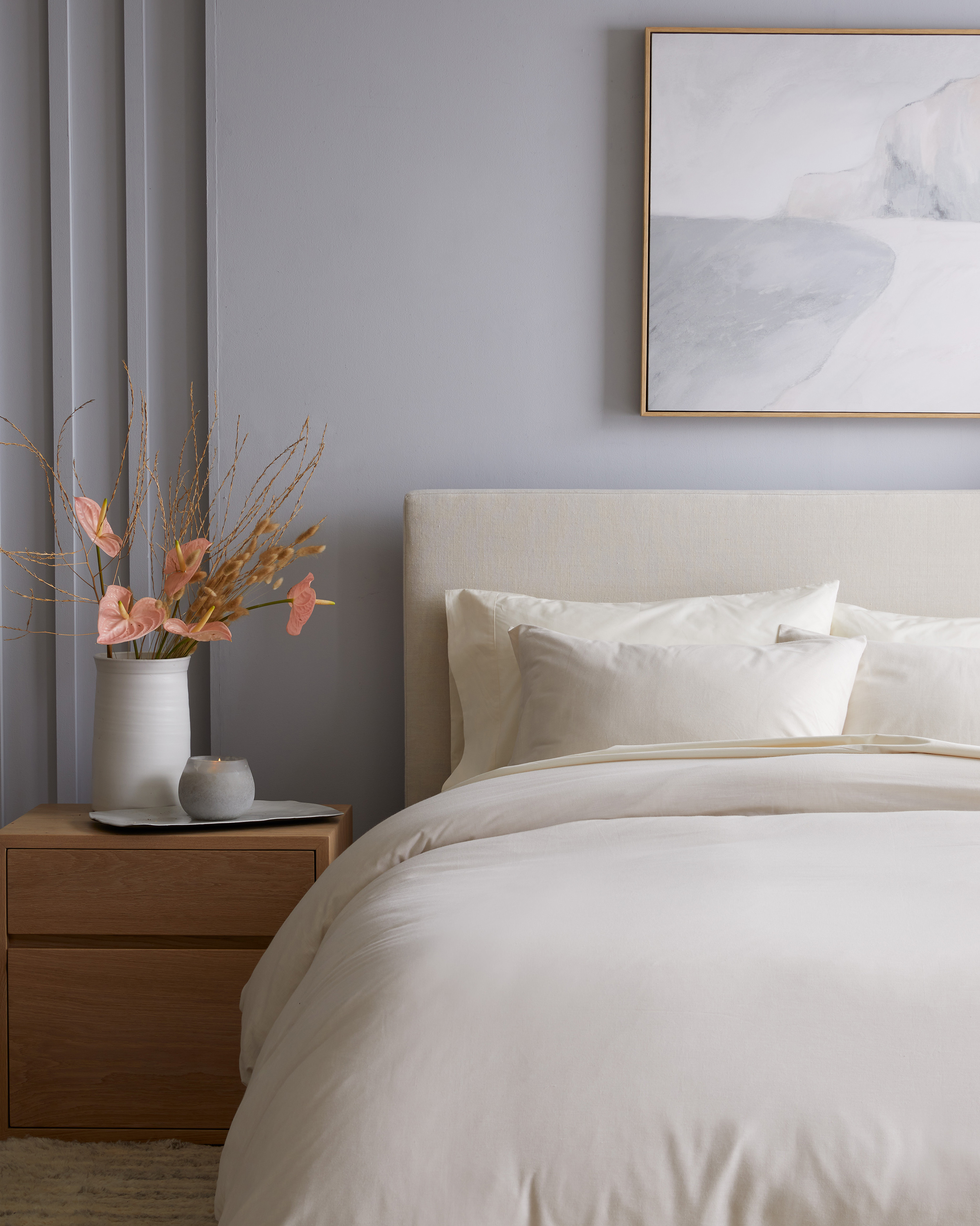 Mongolian Cashmere Cotton Duvet Cover Set - Thumbnail 4