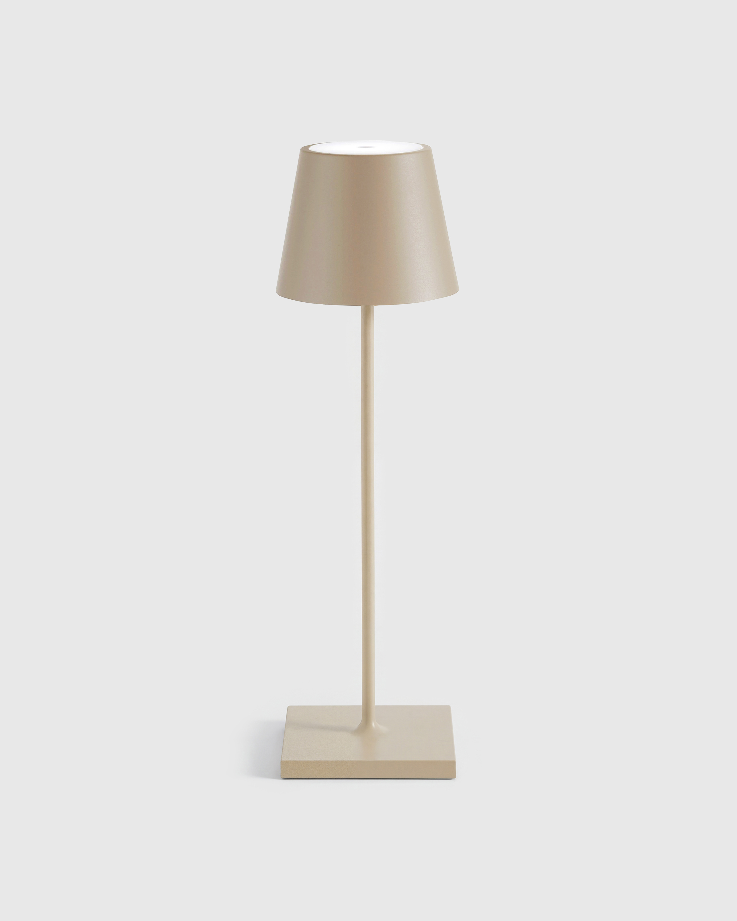 Sand Poldina Pro Rechargeable Table Lamp by Zafferano