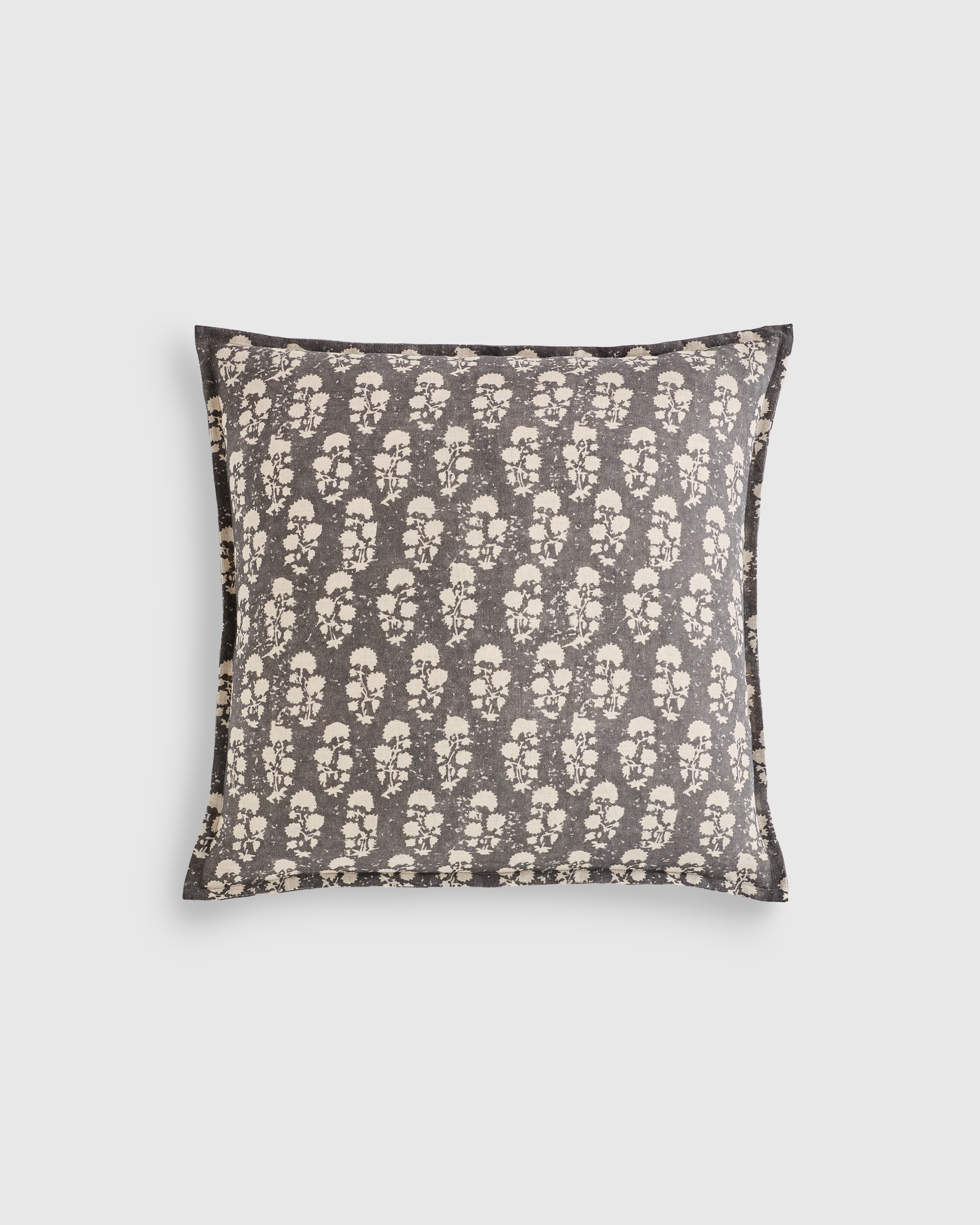 Cotton Linen Block Print Pillow Cover