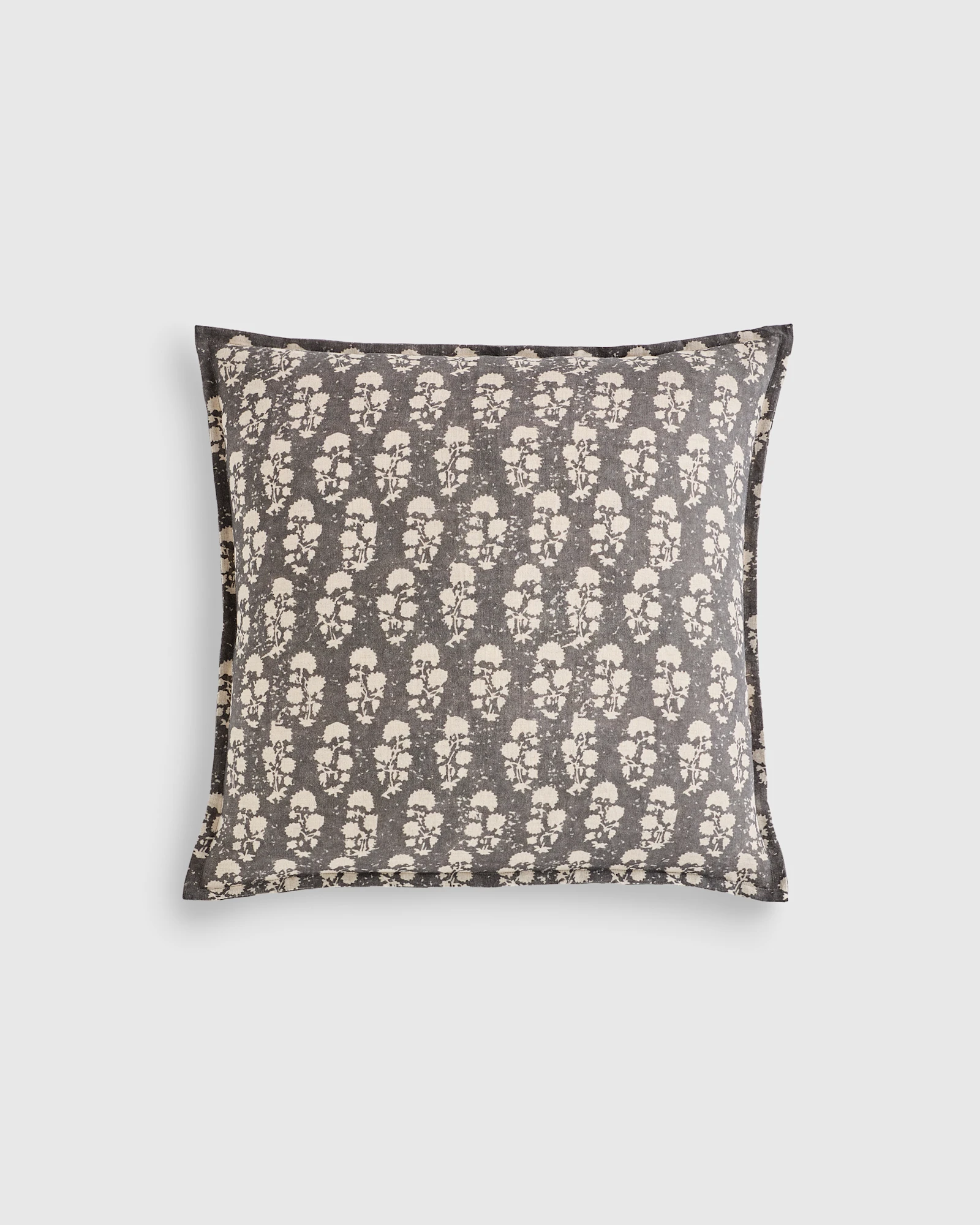 Cotton Linen Block Print Pillow Cover
