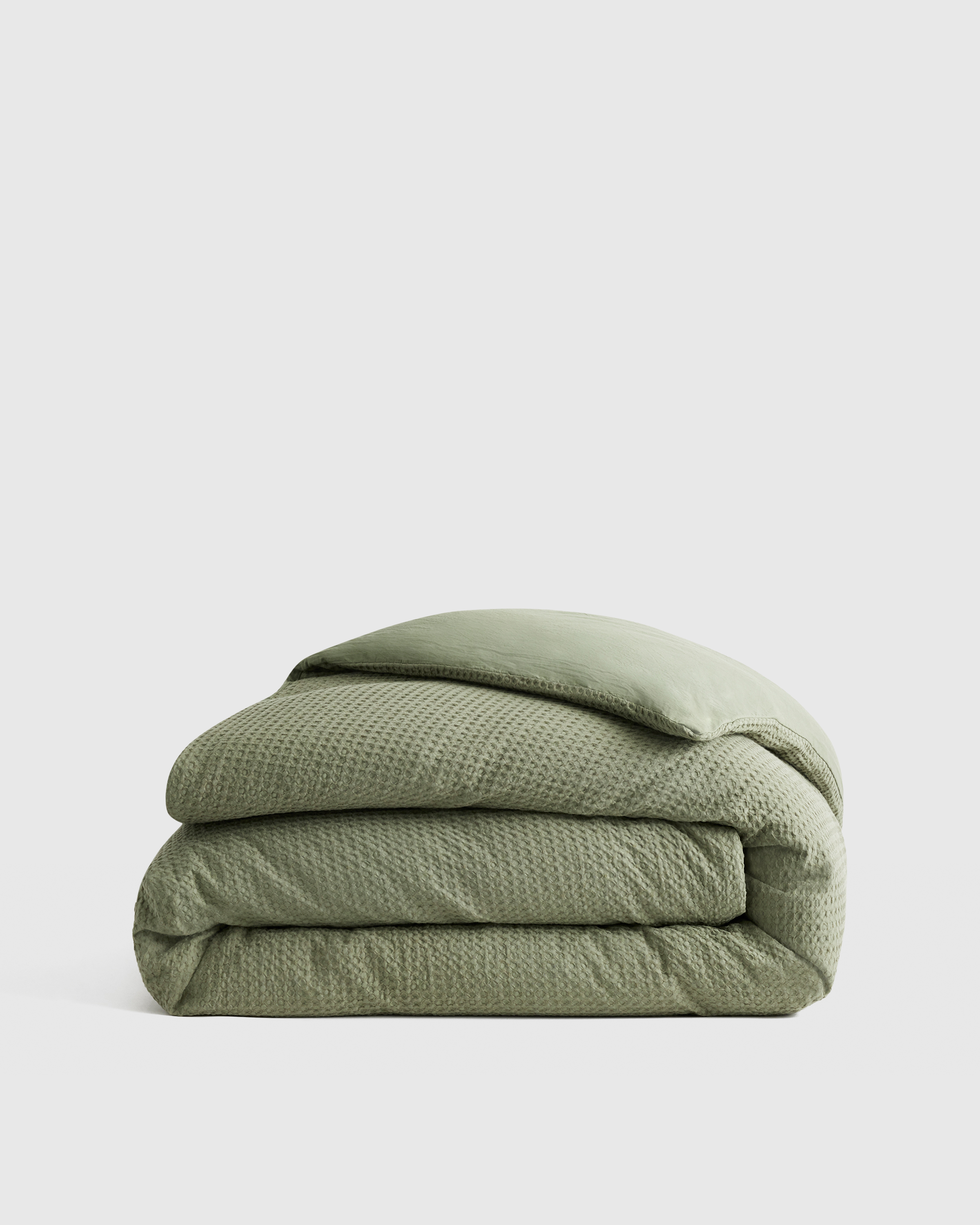 Organic Luxe Waffle Duvet Cover