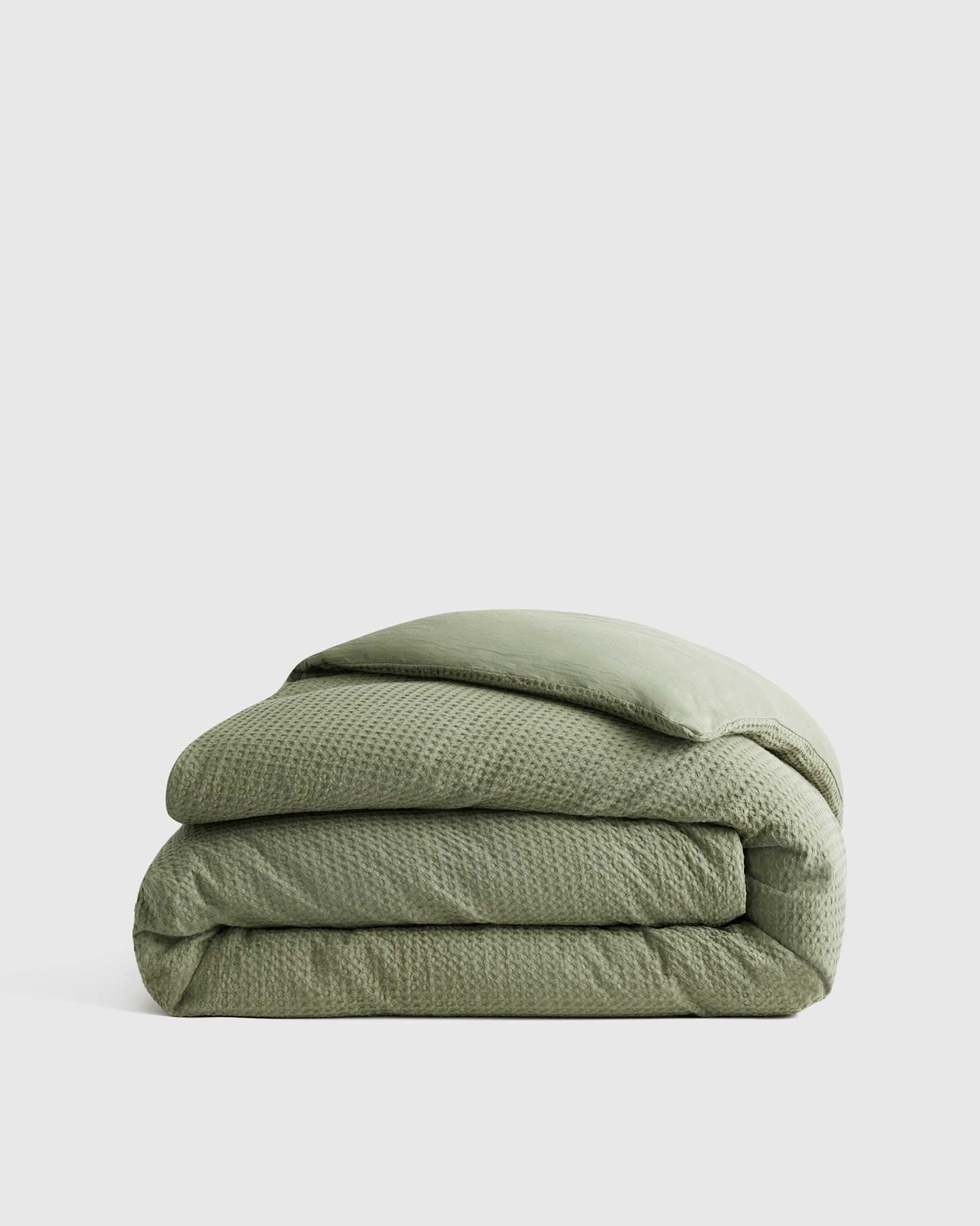 Organic Luxe Waffle Duvet Cover