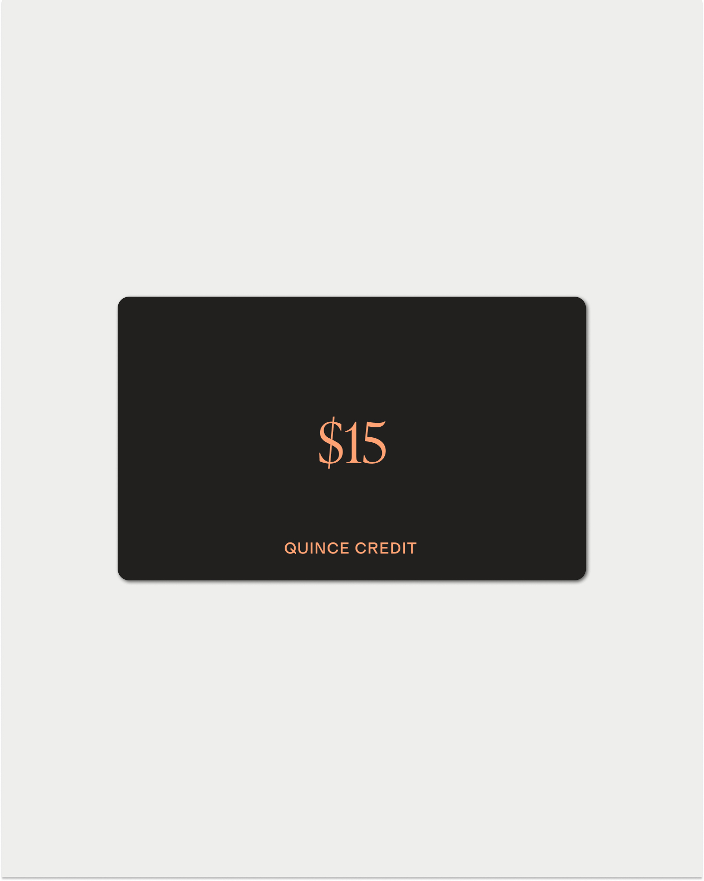 $15 credit