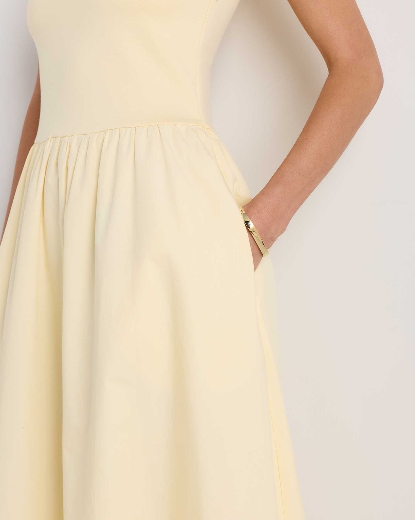 Cotton Mixed Media Tank Dress Cotton Mixed Media Tank Dress