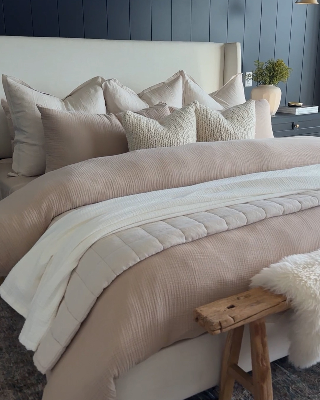 Organic Airy Gauze Duvet Cover SetDune JENNIE-NEATHERY Thumbnail 4x5
