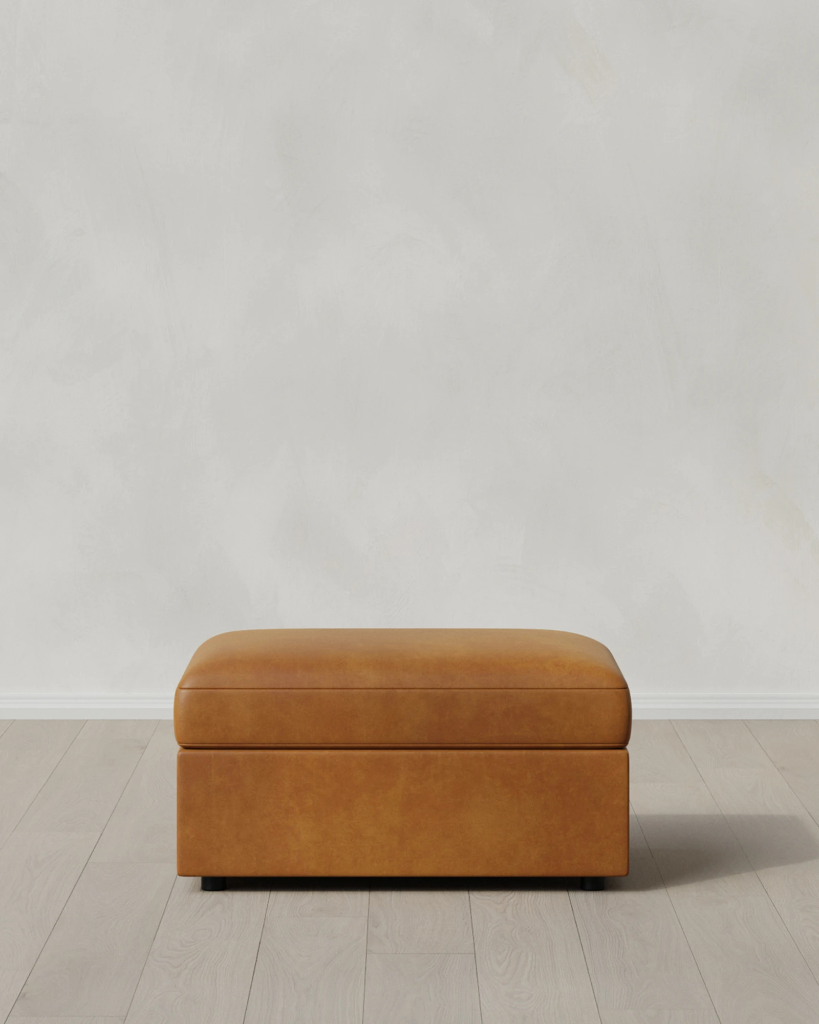 Sierra Ottoman in Leather