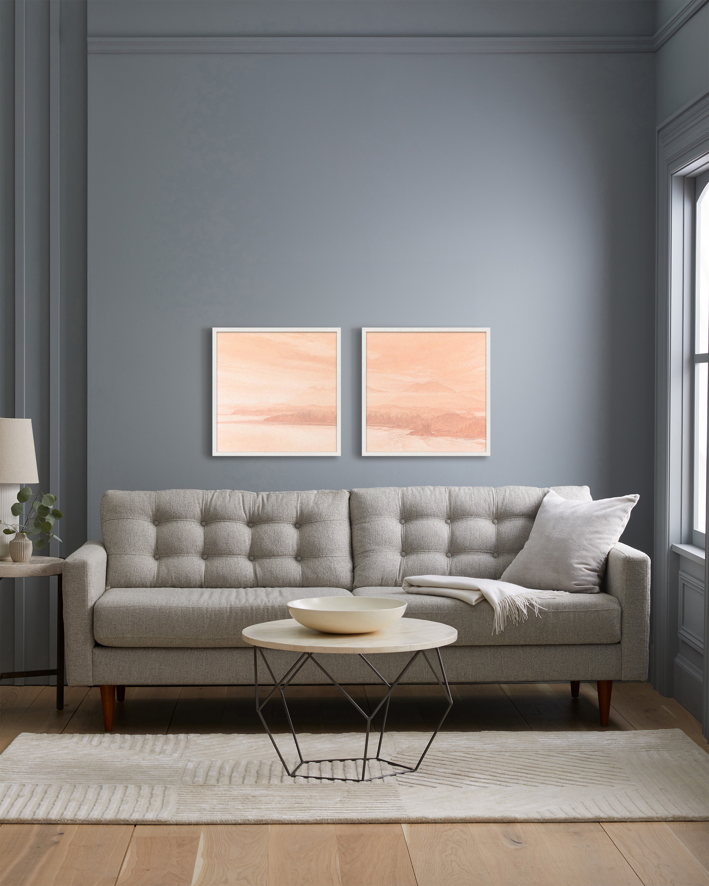 Meet Me by the Fire White 20X20