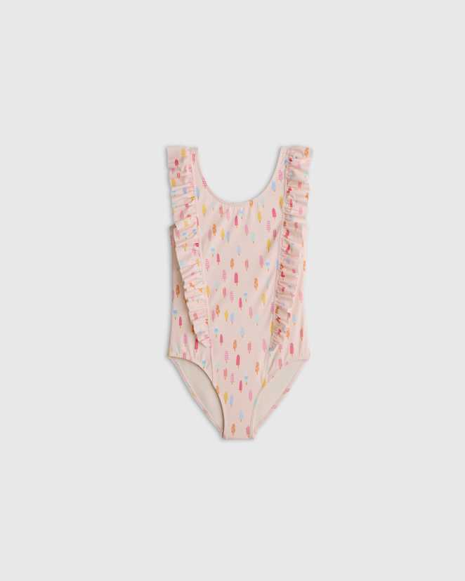Popsicles Ruffle One Piece Swimsuit