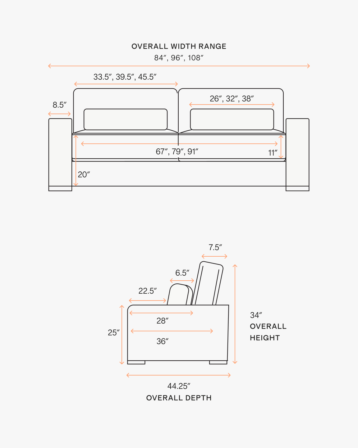 ソソミズ　ワッフルセトアプ　Mサイズ Square Arm Deep Seat Sofa in Performance Velvet in Pine