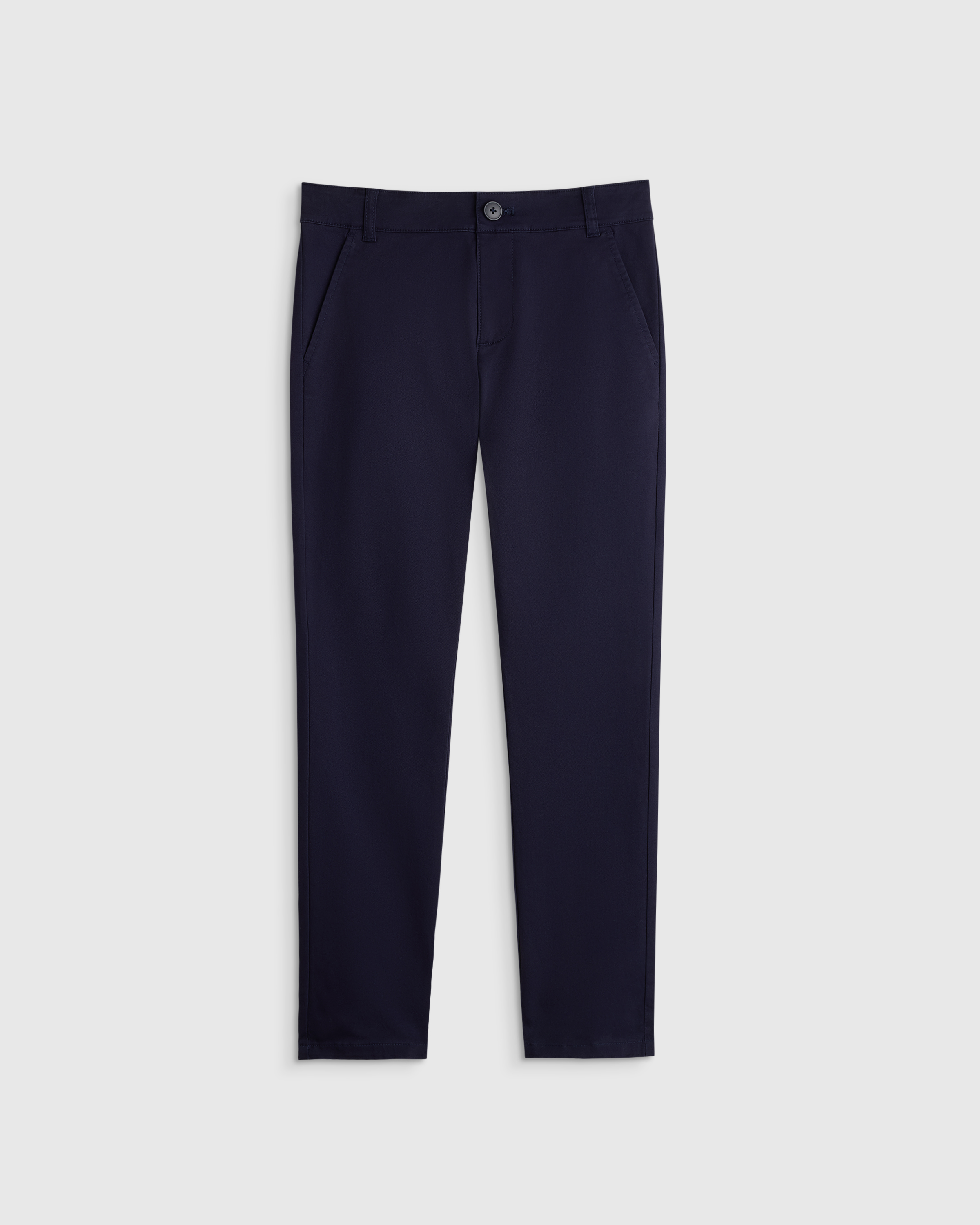 Navy Girls Organic Cotton Stretch Chino