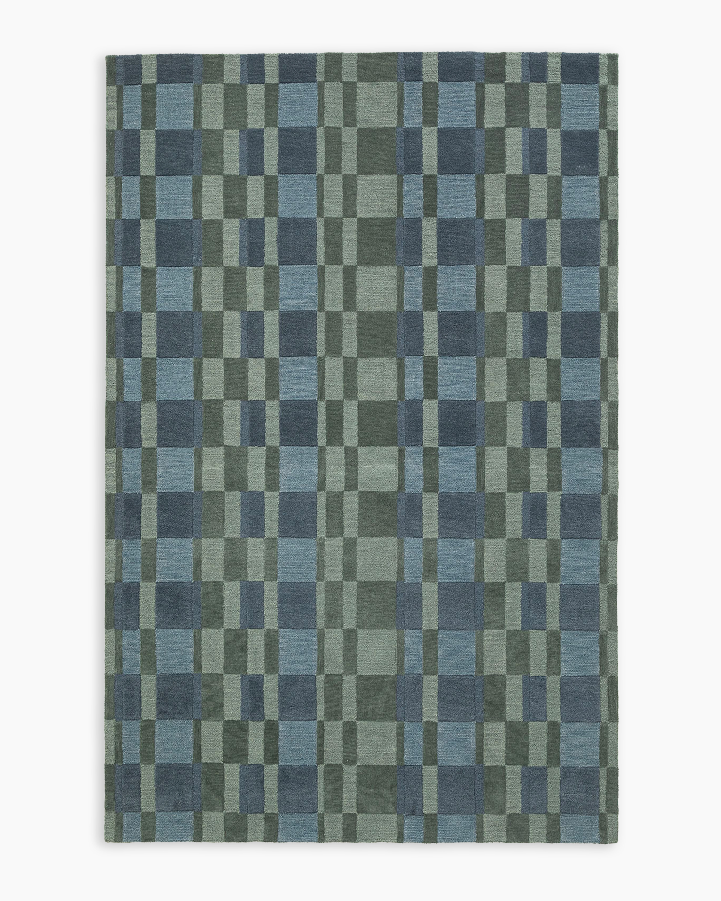 Green Maddox Wool Rug