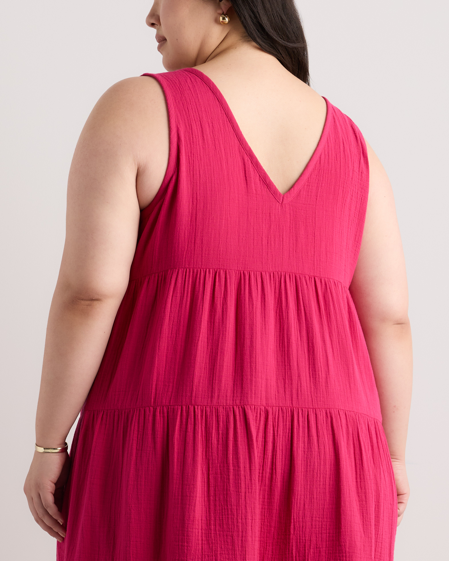 open lace back dress Shine Dress in Tear Drop Sequin Fuschia Shine