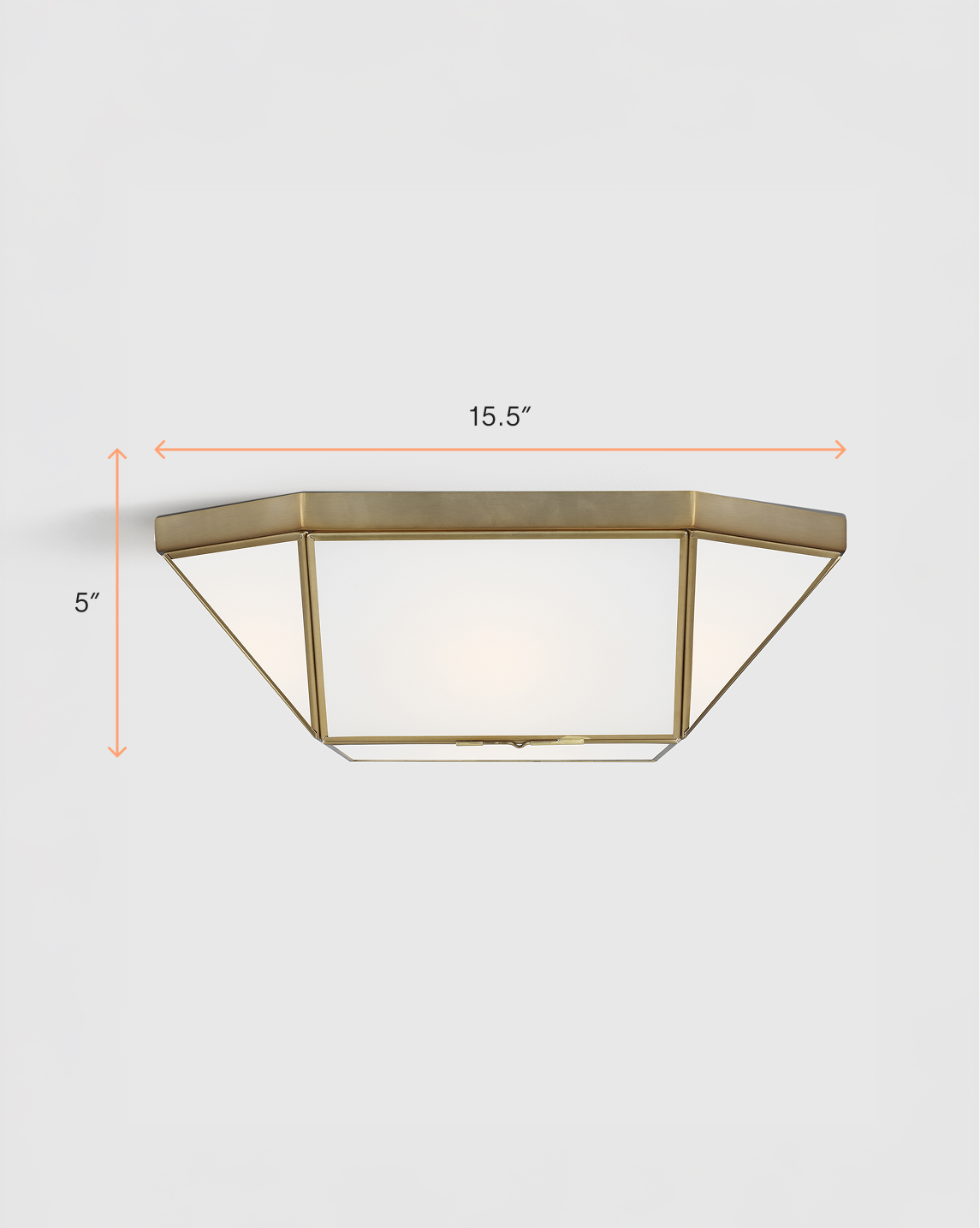Geometric Steel Flush Mount - thumbnail 8