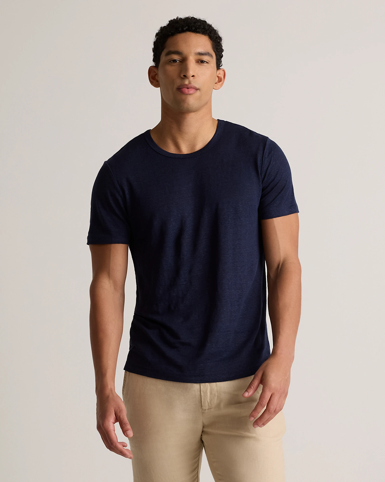 100% European Linen Jersey Tee