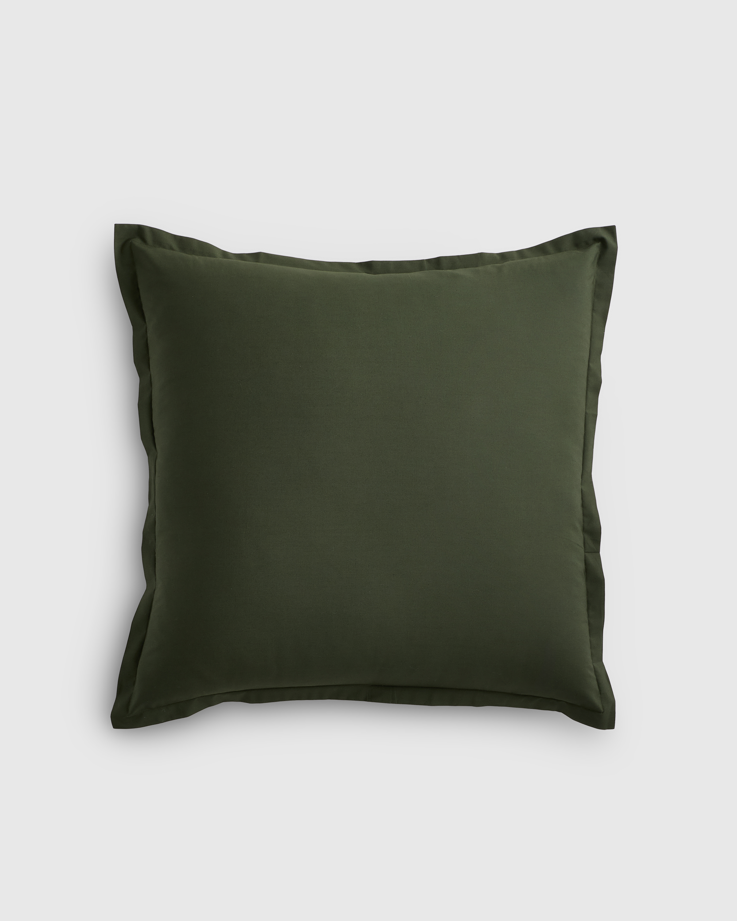 Pine Organic Crisp Percale Euro Sham