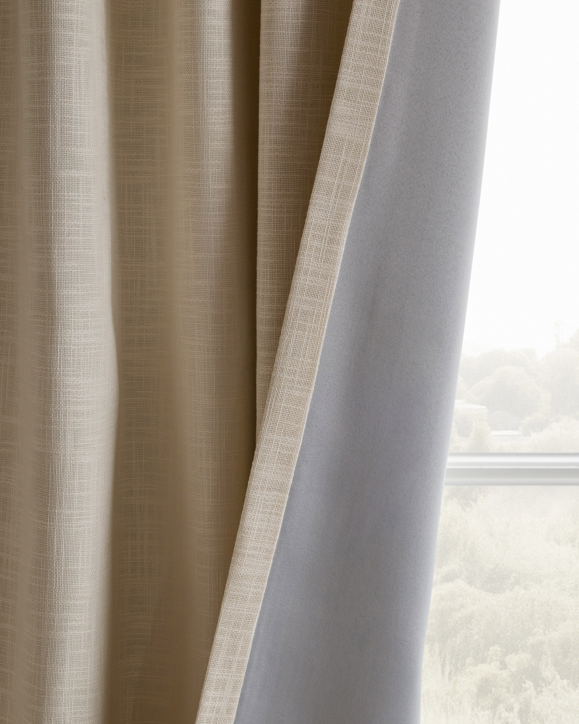 Quince Textured Cotton Curtain - Thumbnail 5