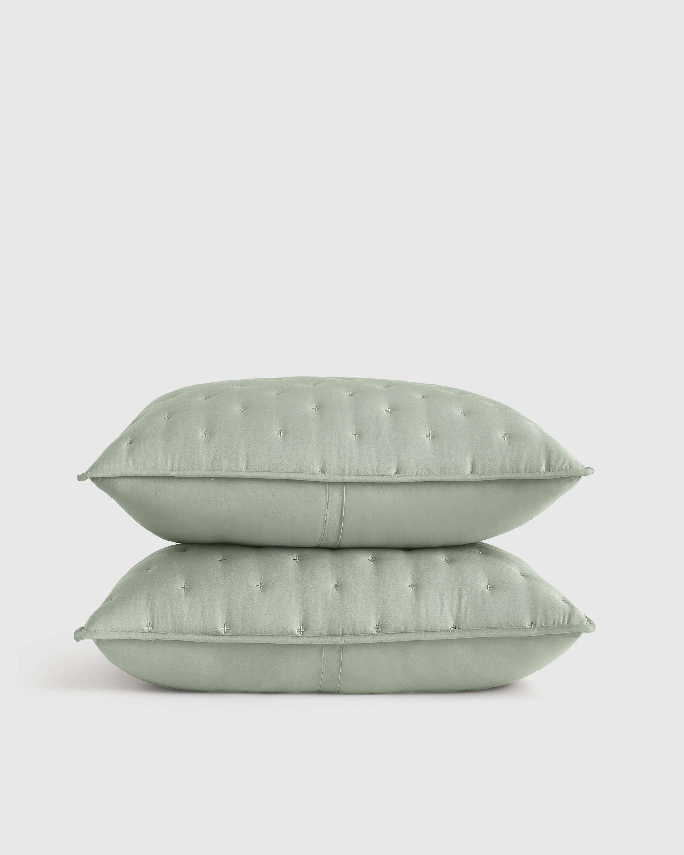 Sage Ensemble de taies décoratives de rêve matelassées en bambou