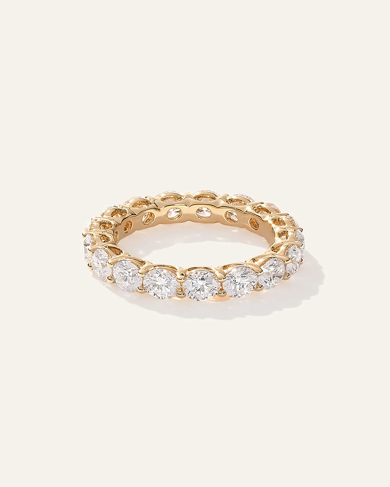 Lab Grown Diamond Round Eternity Band