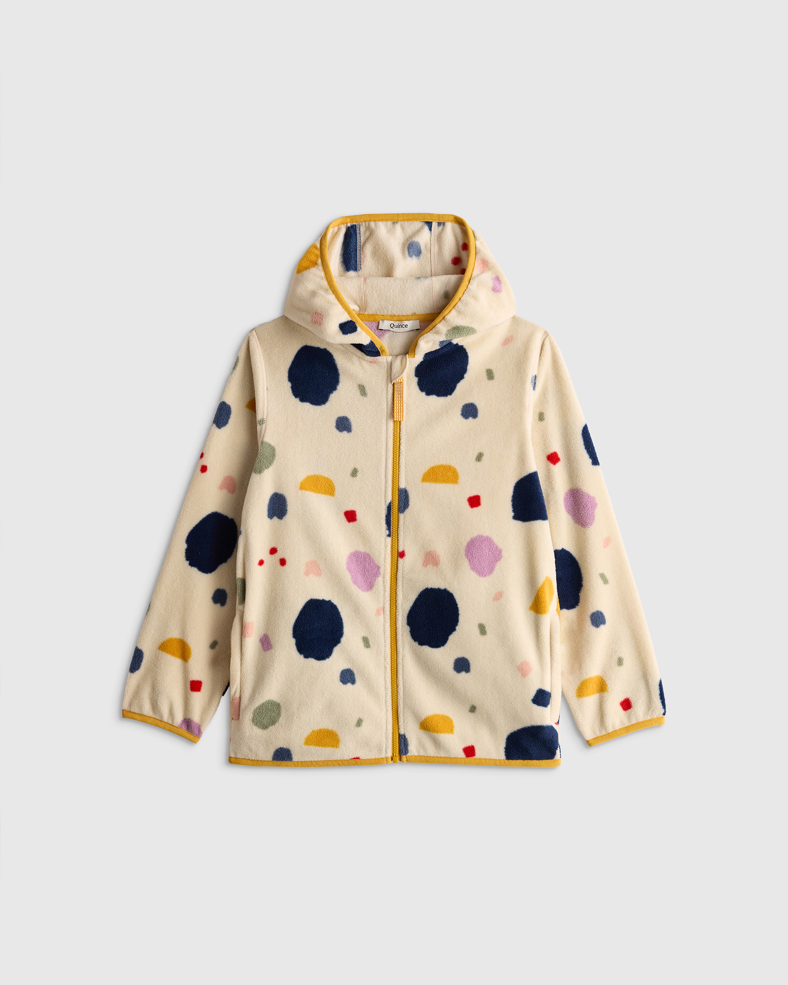 Abstract Geo Microfleece Cozy Jacket
