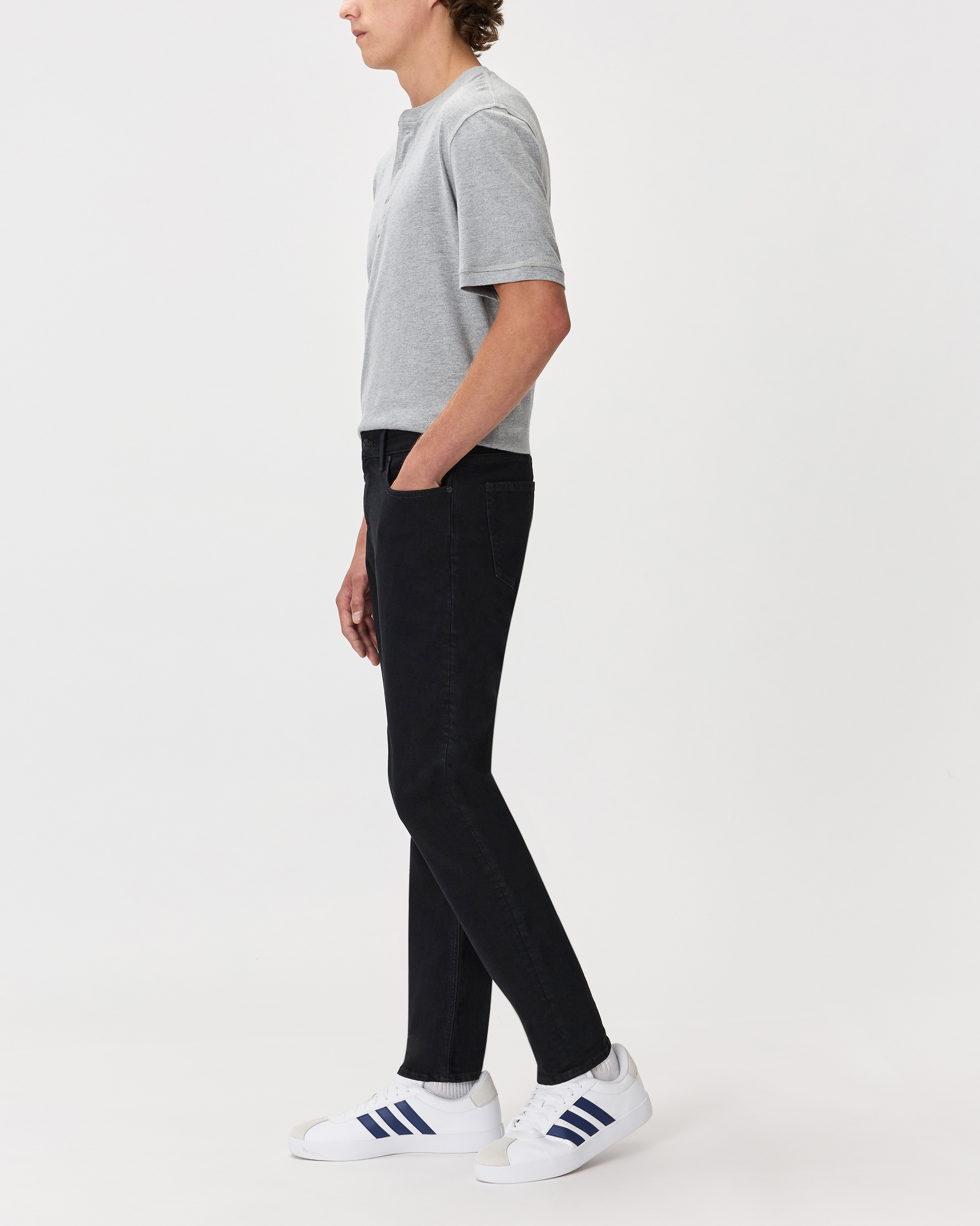 Warren Stretch Slim Jeans in Black