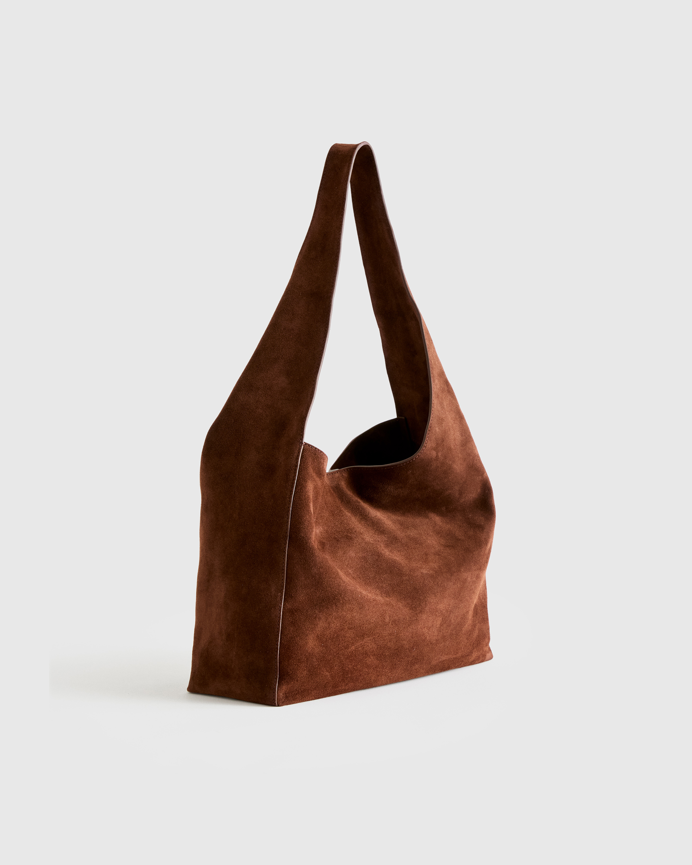 ★EMS★ SUEDE SHOULDER BAGBEIGE Suede Shoulder Bag - Beige - ARKET