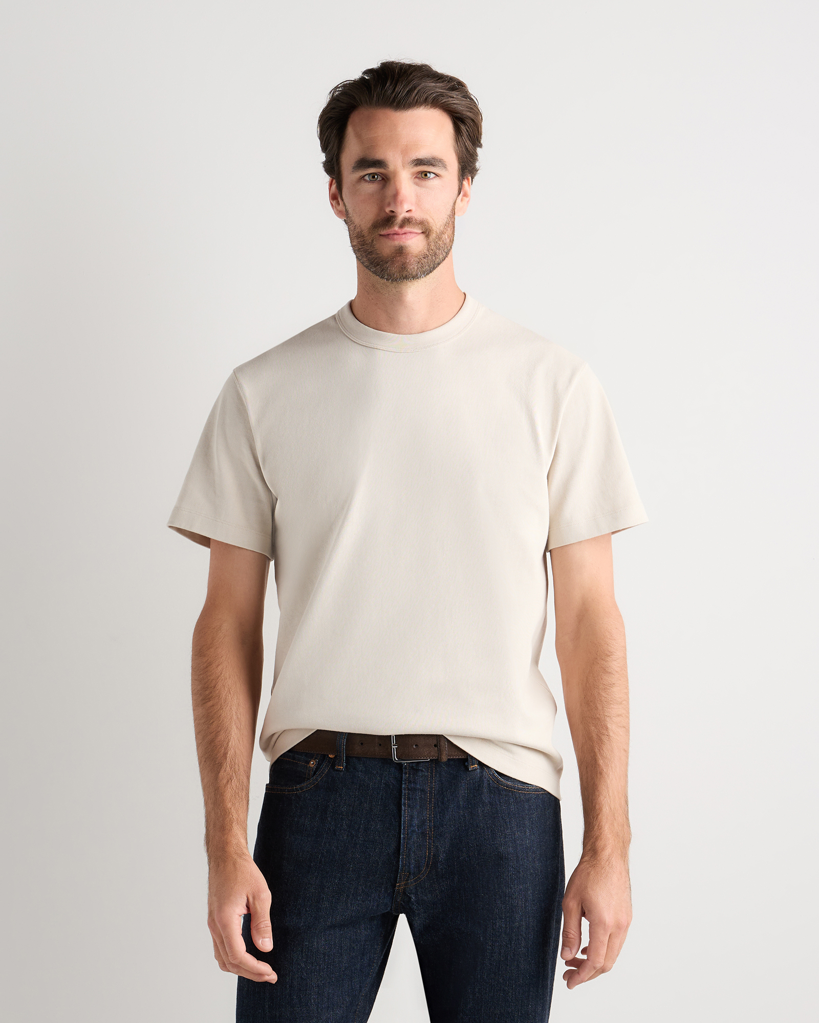 Natural 100% Organic Cotton Heavyweight Tee