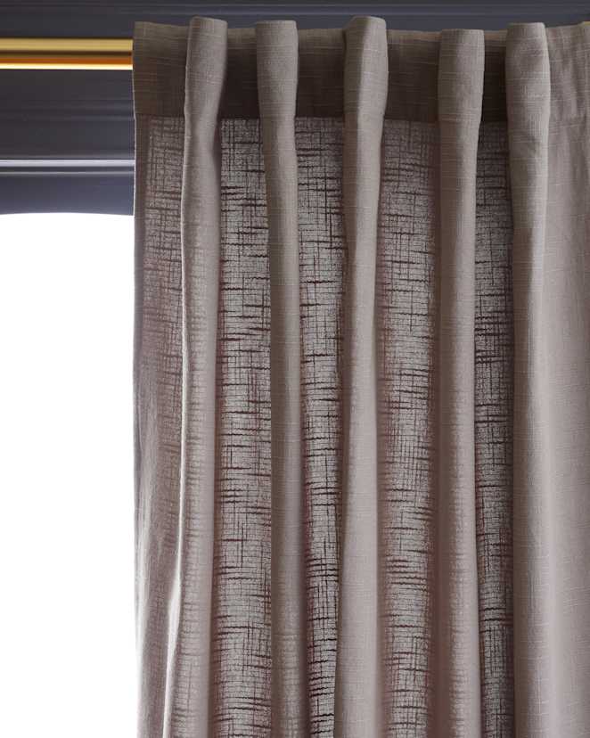 Curtain CottonSlub Grey 653