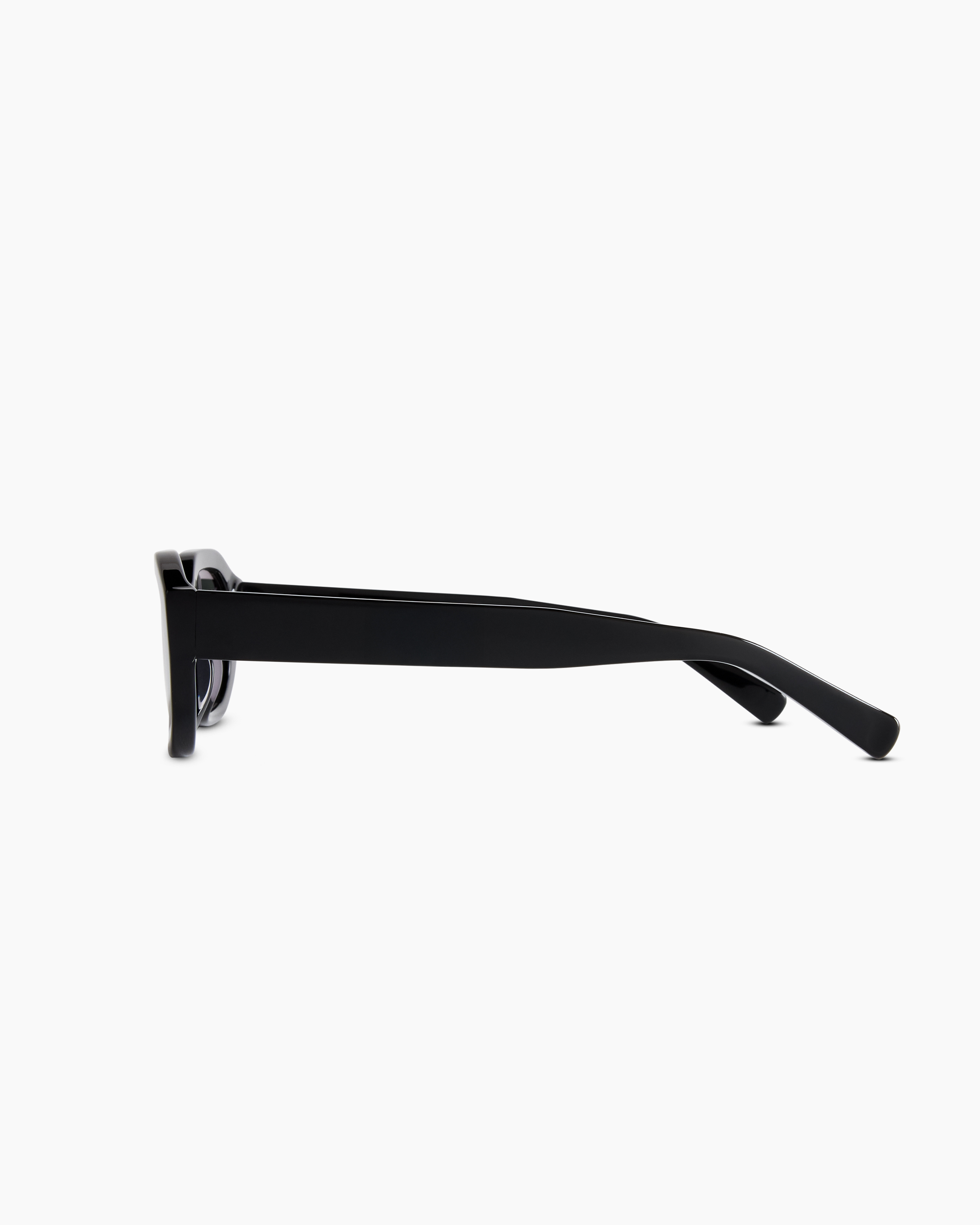 Barbados Polarized Acetate Sunglasses in Black with Grey lens
