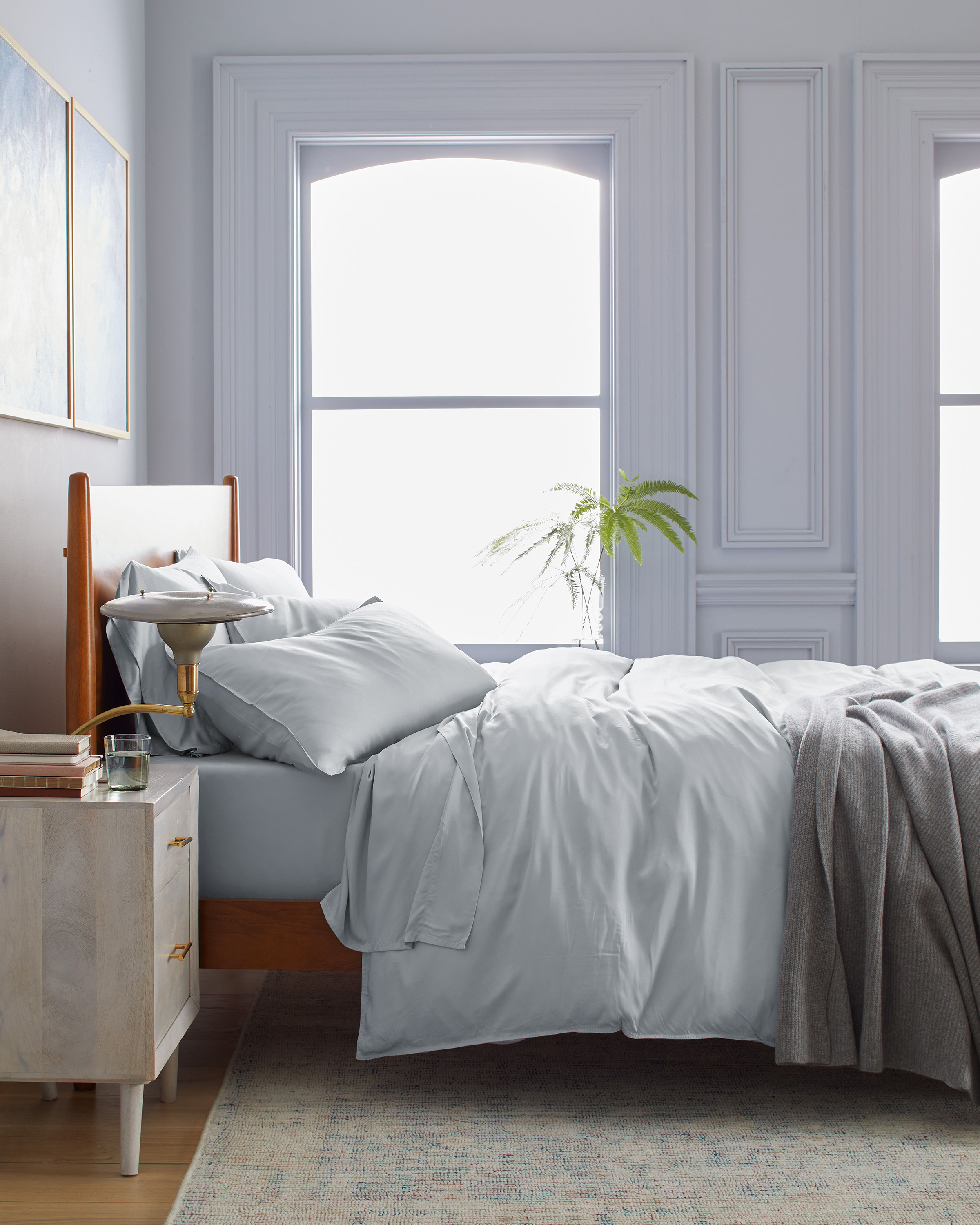 Mist Bamboo Duvet Cover