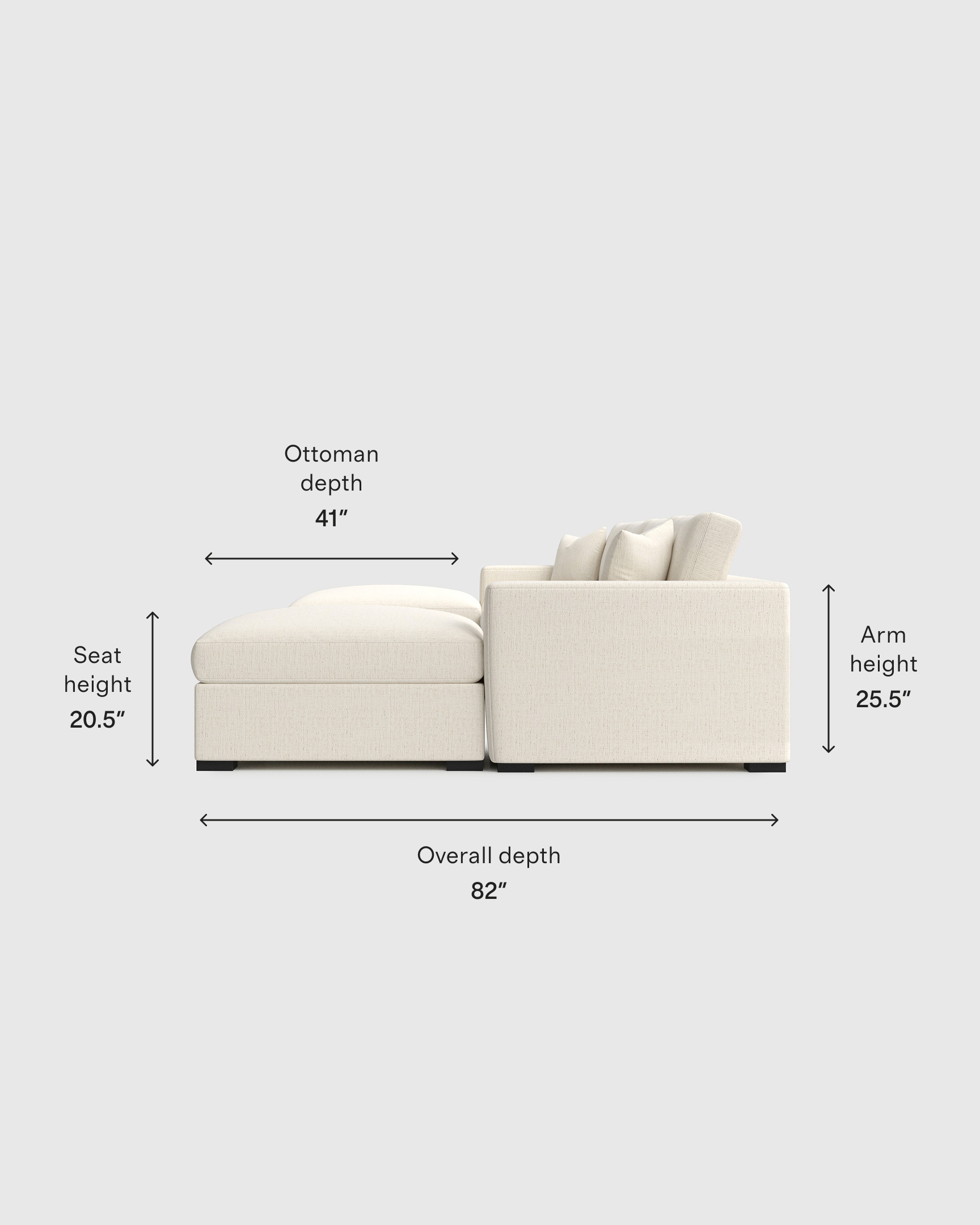 U-FURN-6766 Performance Chenille-Linen Blend Side