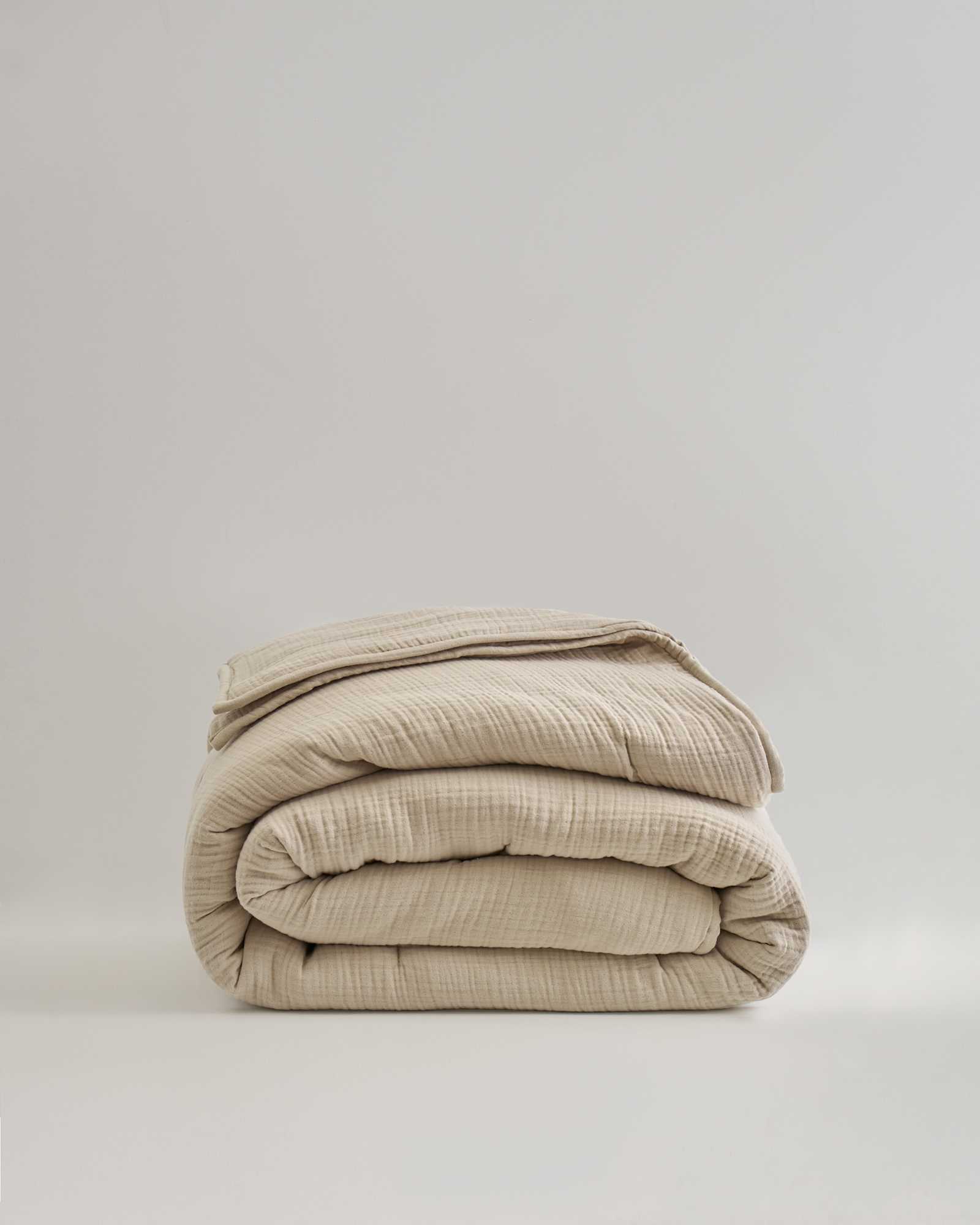 Organic Airy Gauze Quilt Quince