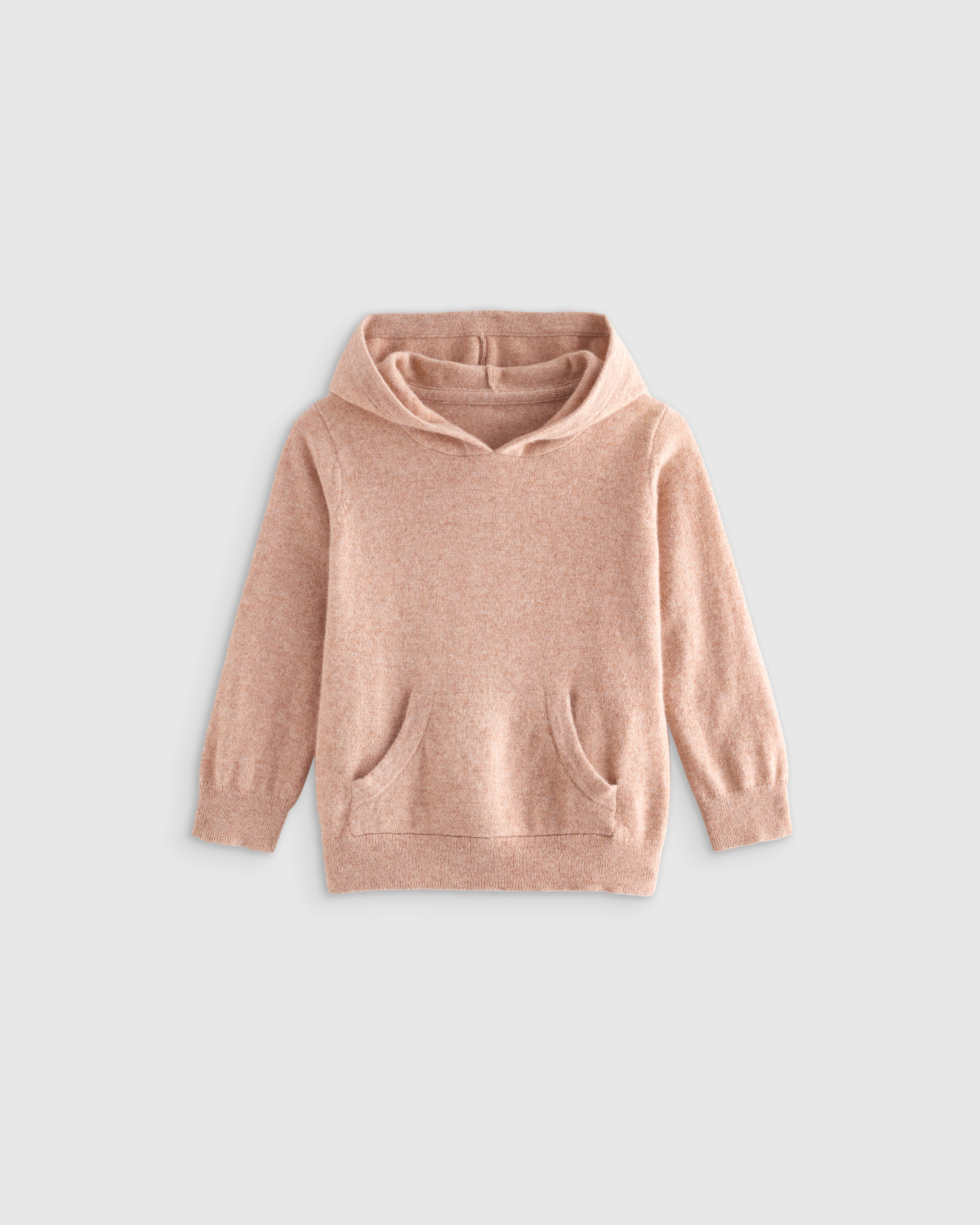 Oatmeal Washable Cashmere Hoodie