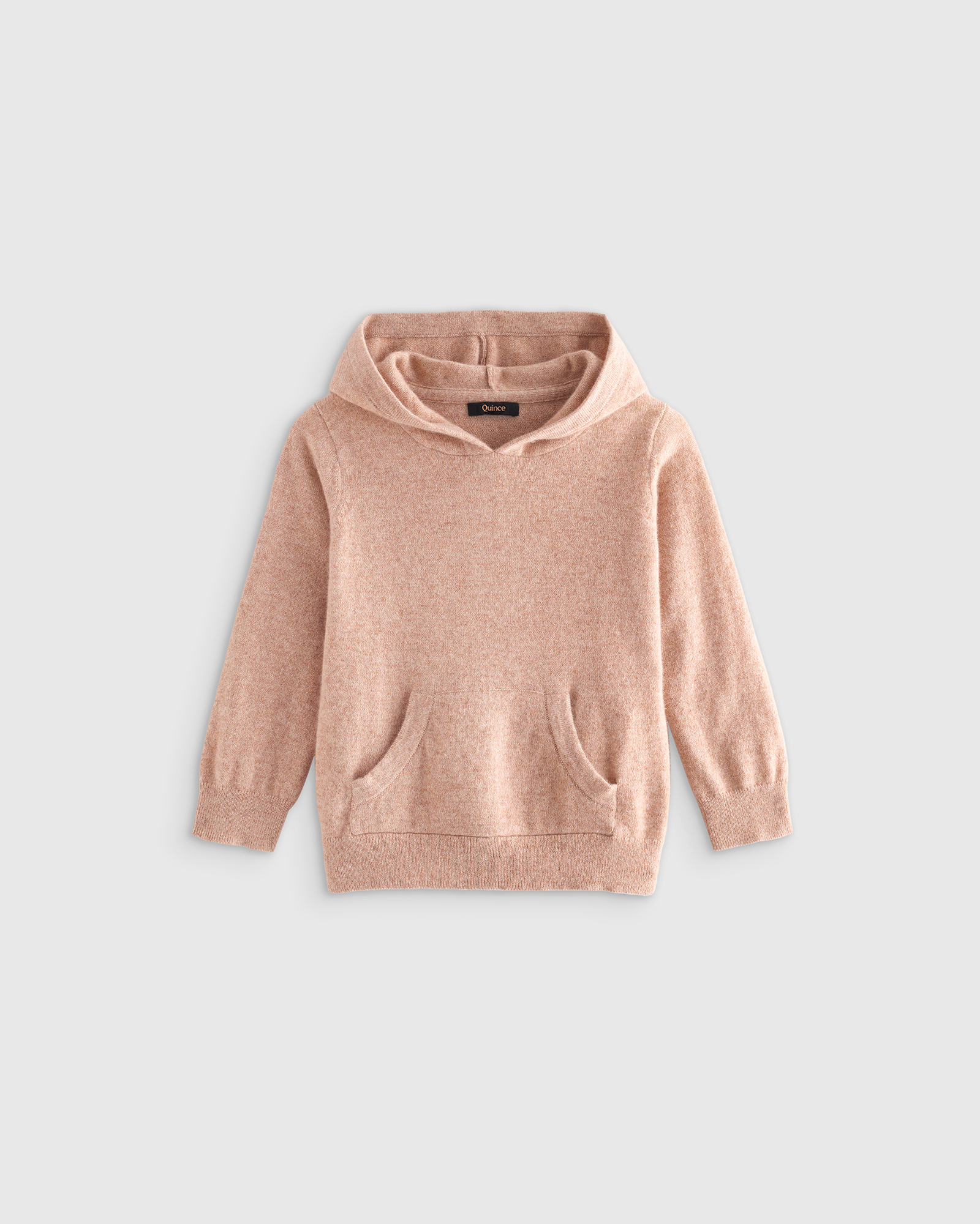 Oatmeal Washable Cashmere Hoodie