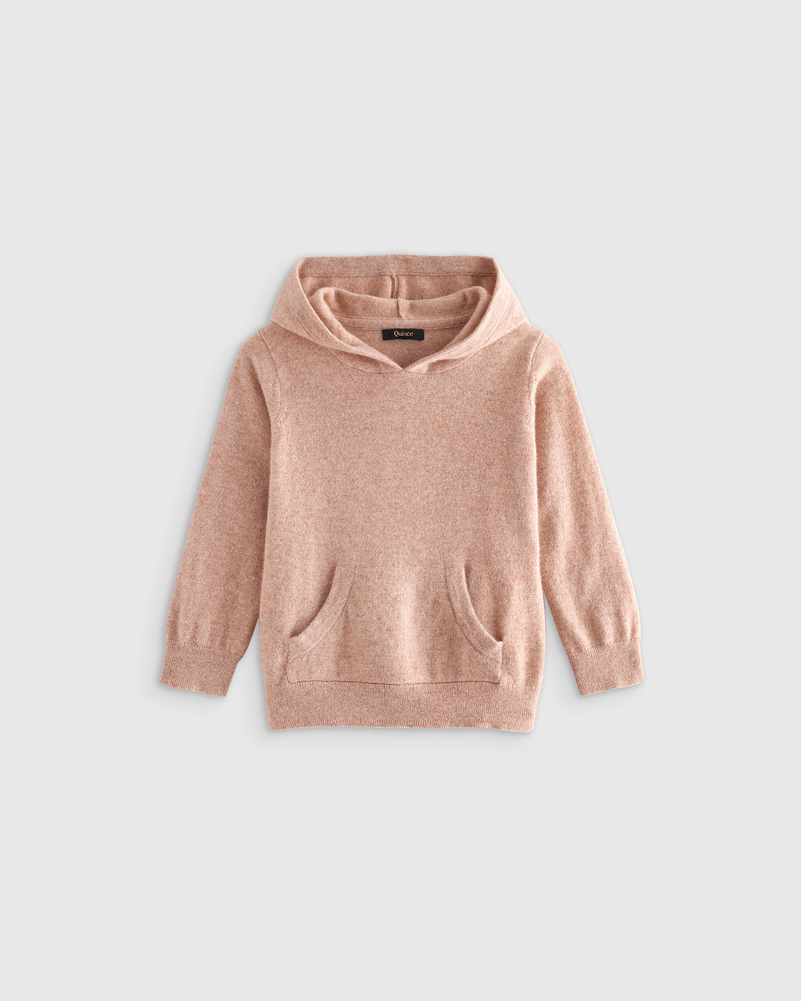 Oatmeal Washable Cashmere Hoodie
