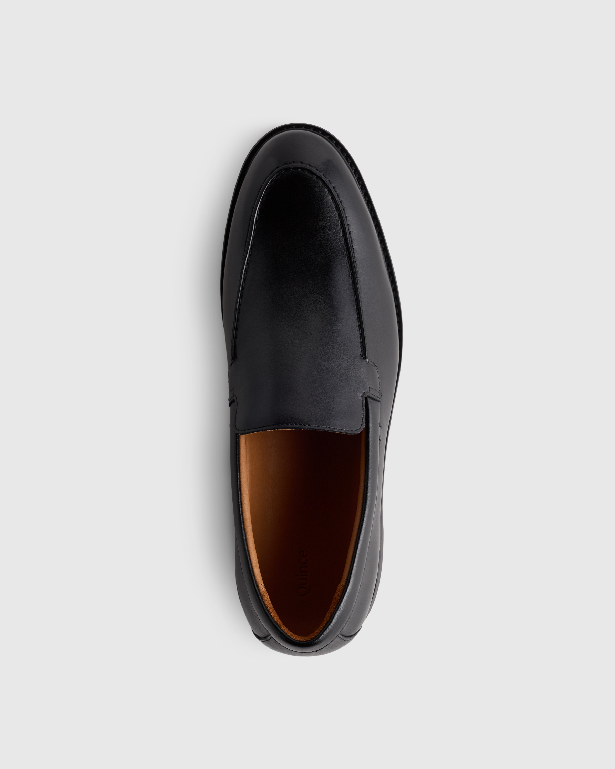 Quince Men’s Calfskin Leather Penny Loafer in Black Size 11.5 Calfskin Leather Horsebit Loafer in Black main image 3