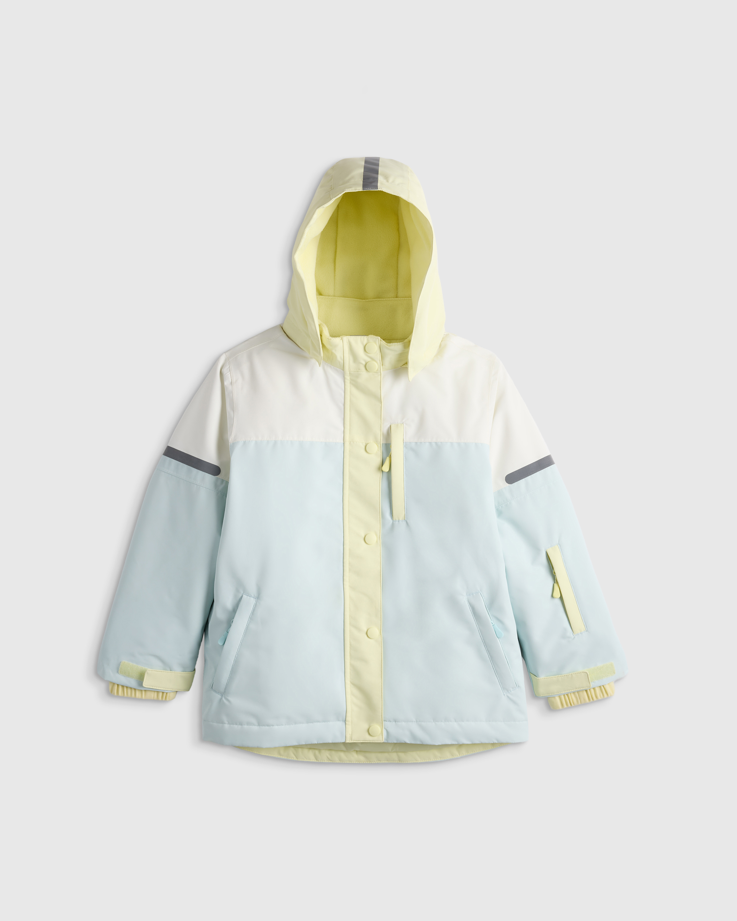 Powder Blue Colorblock All-Weather Adventure Jacket