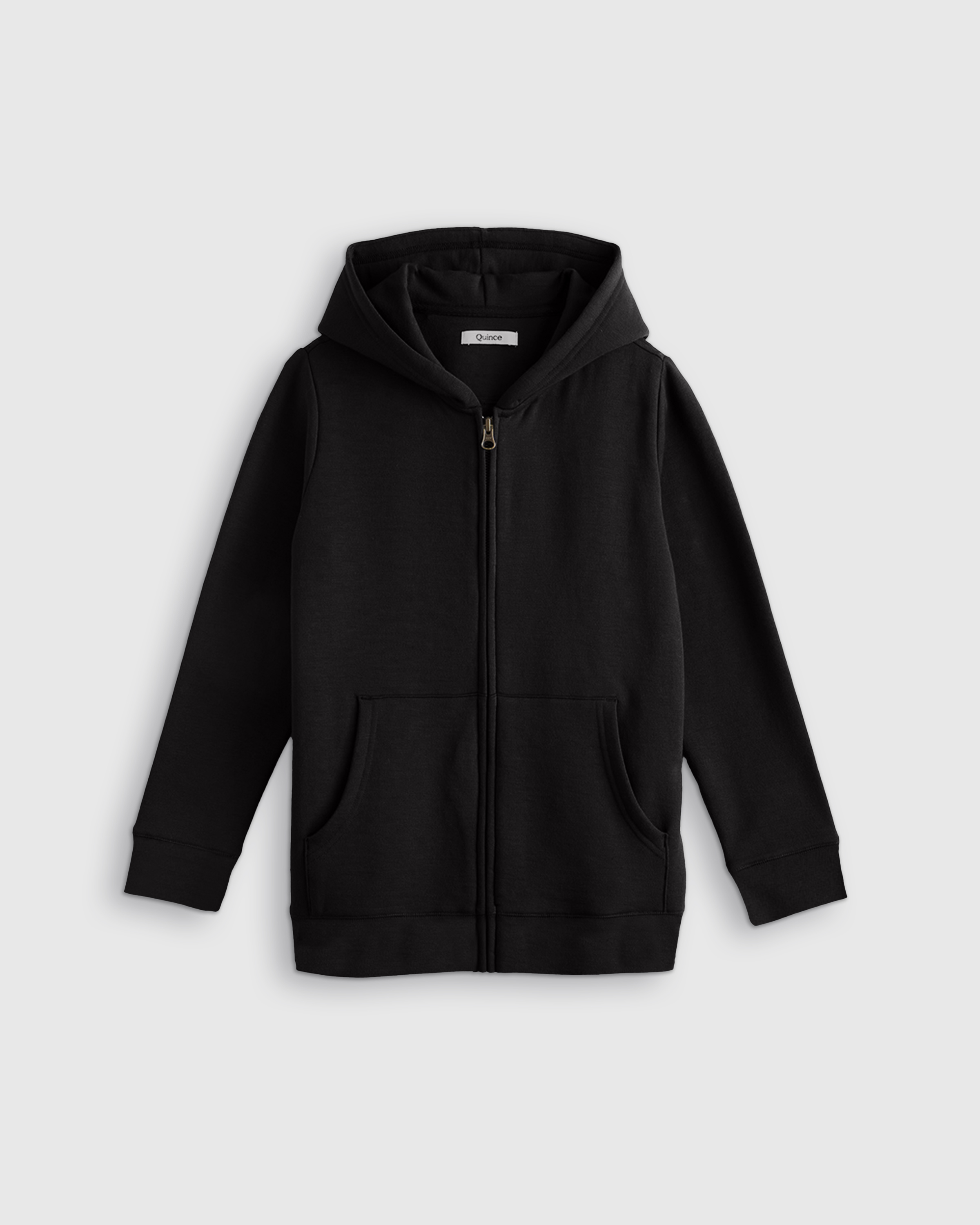 Black SuperSoft Fleece Zip Up Hoodie